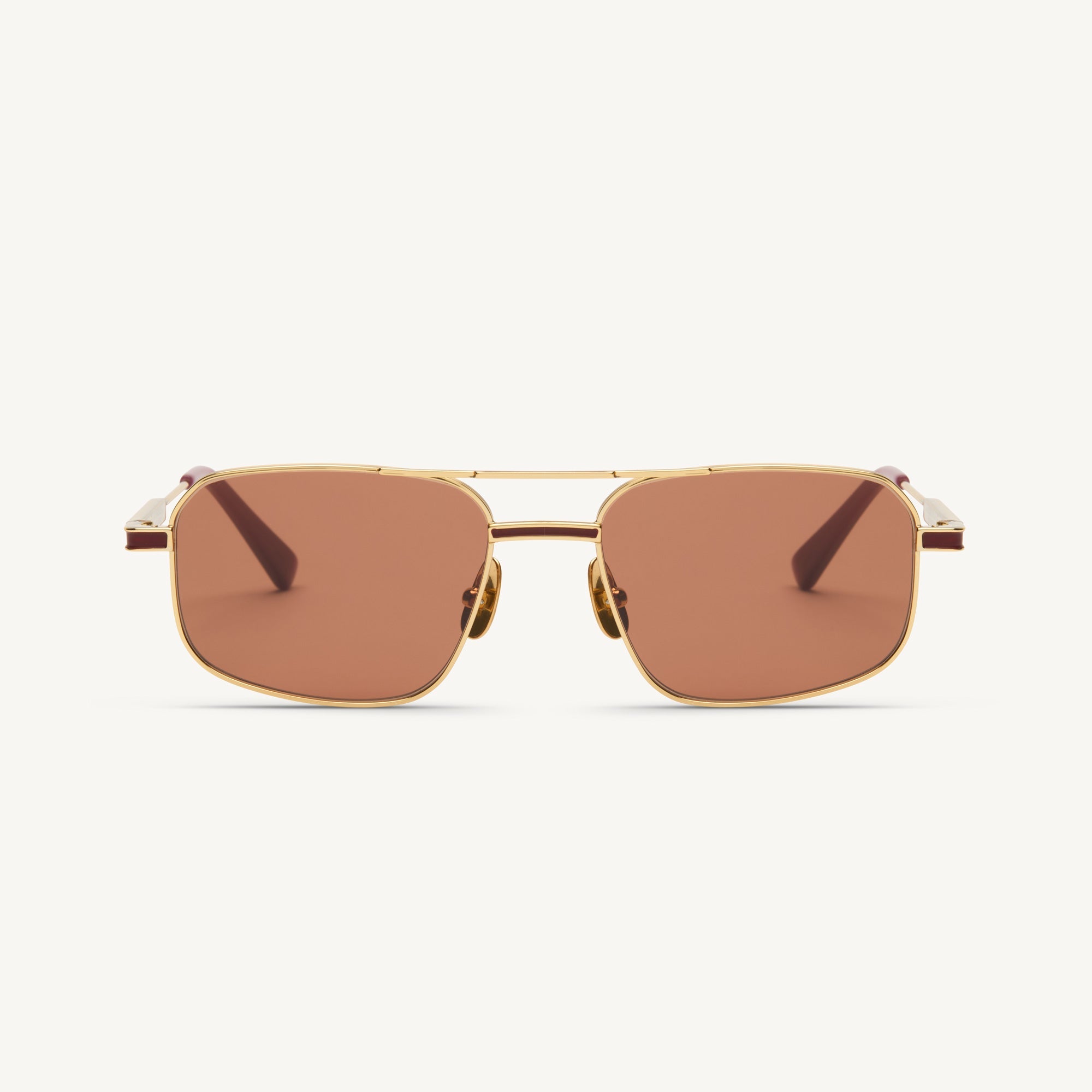 Goldie - Shiny Yellow Gold / Bordeaux