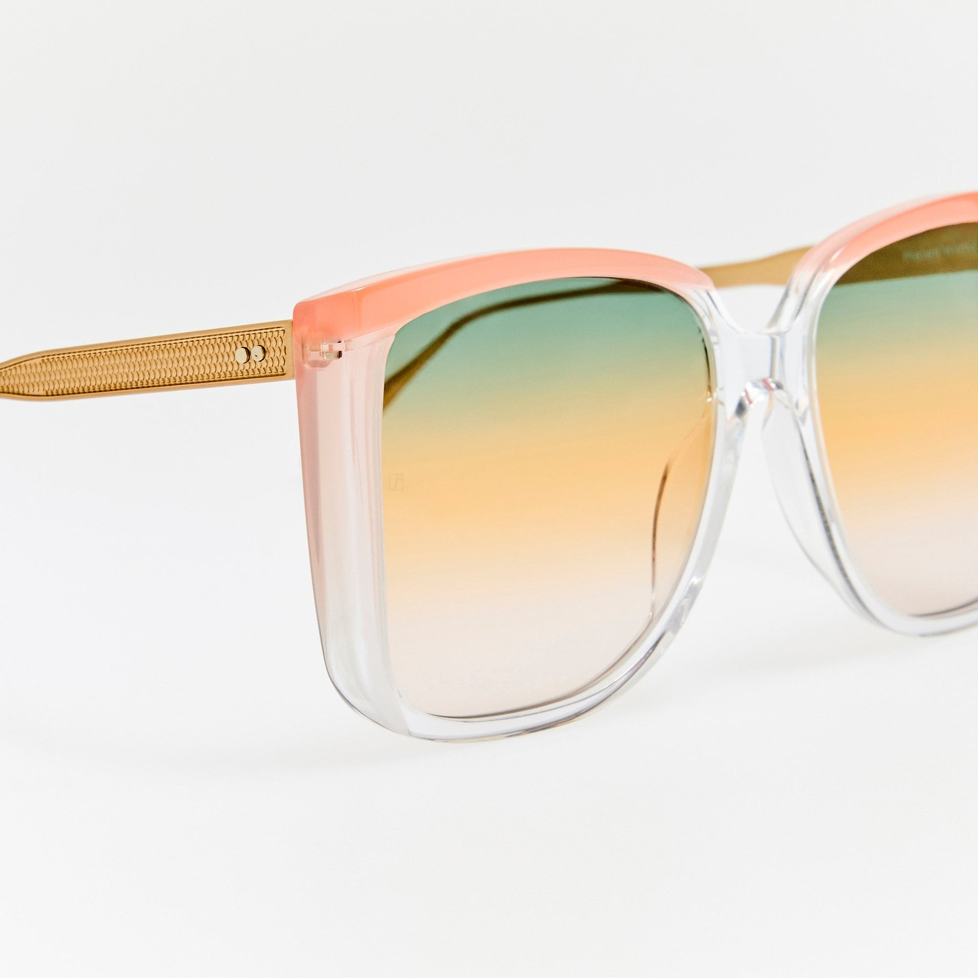 Helena Sunglasses in Clear and Tutti Frutti