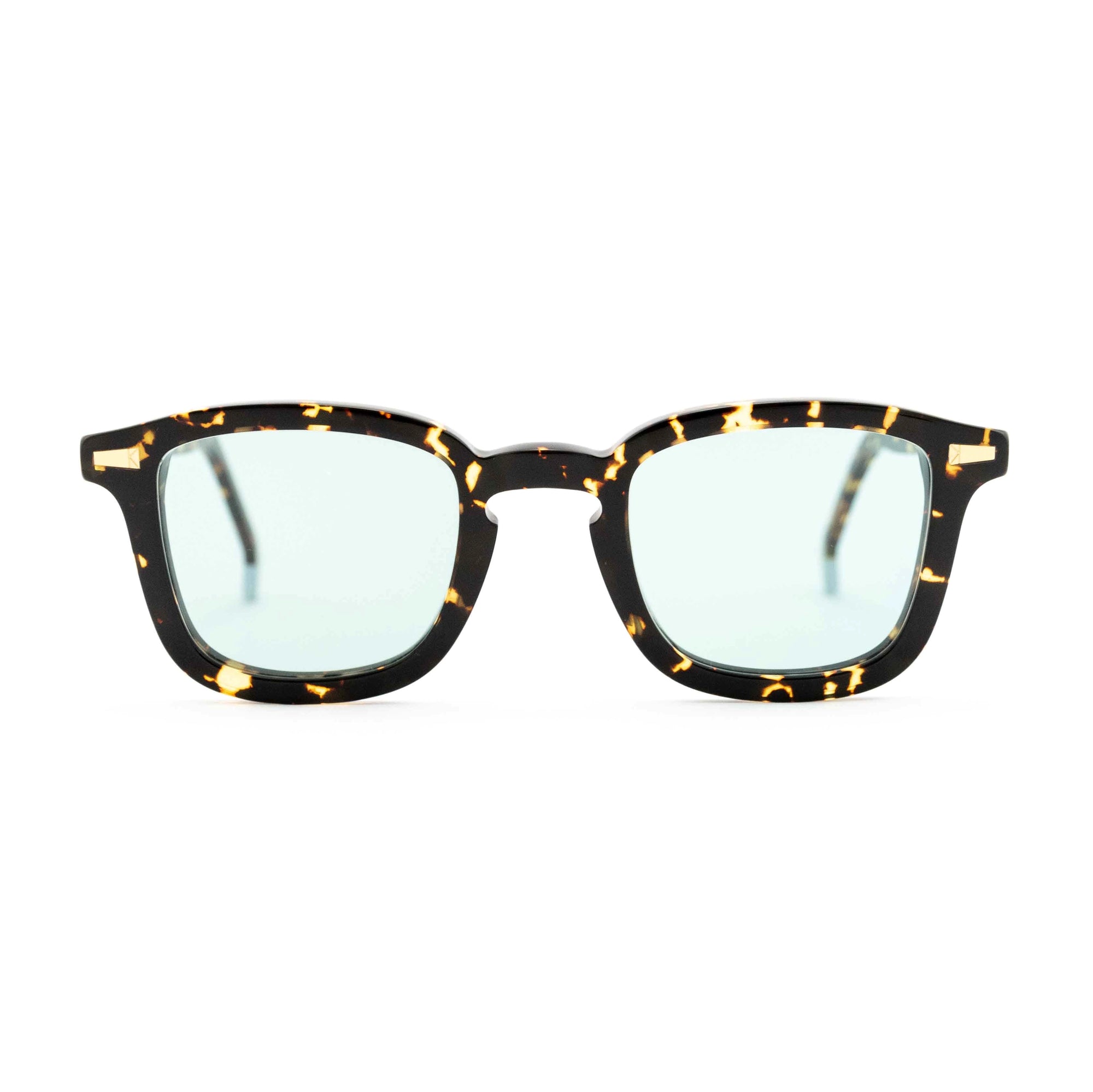 Kyme Eyewear Dionysis: squared vintage sunglasses. Color Tobacco, Material Acetate cellulose, Size Medium