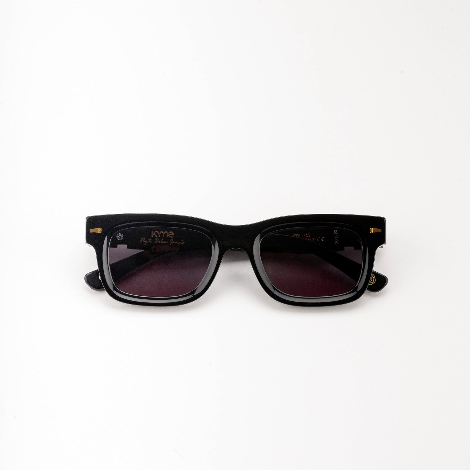 Kyme Eyewear Fly to Urban Jedi Sunglasses. Color Matte Black, Material Acetate cellulose, Size Medium