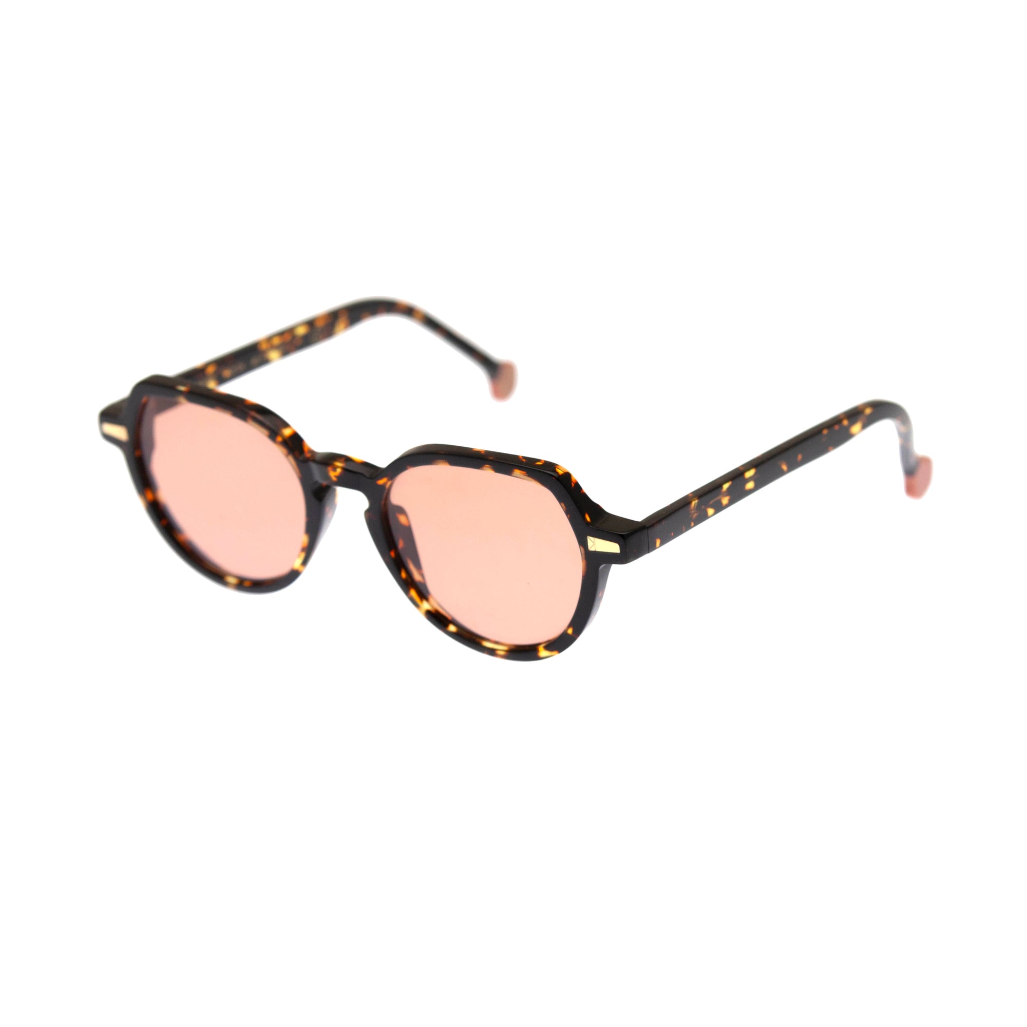 Kyme Eyewear Dafne: butterfly vintage sunglasses. Bicolor pink &amp; blue, Material Acetate cellulose, Size Small