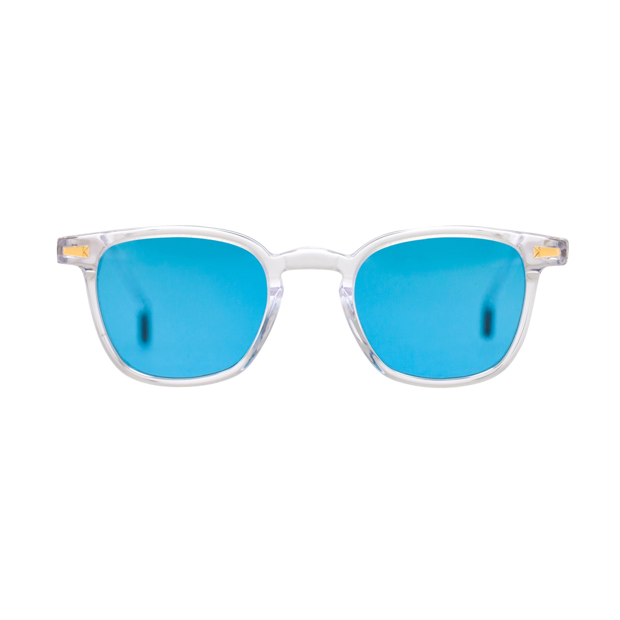 Kyme Eyewear Fernando: squared vintage sunglasses. Color Miel, Material Acetate cellulose, Size Medium
