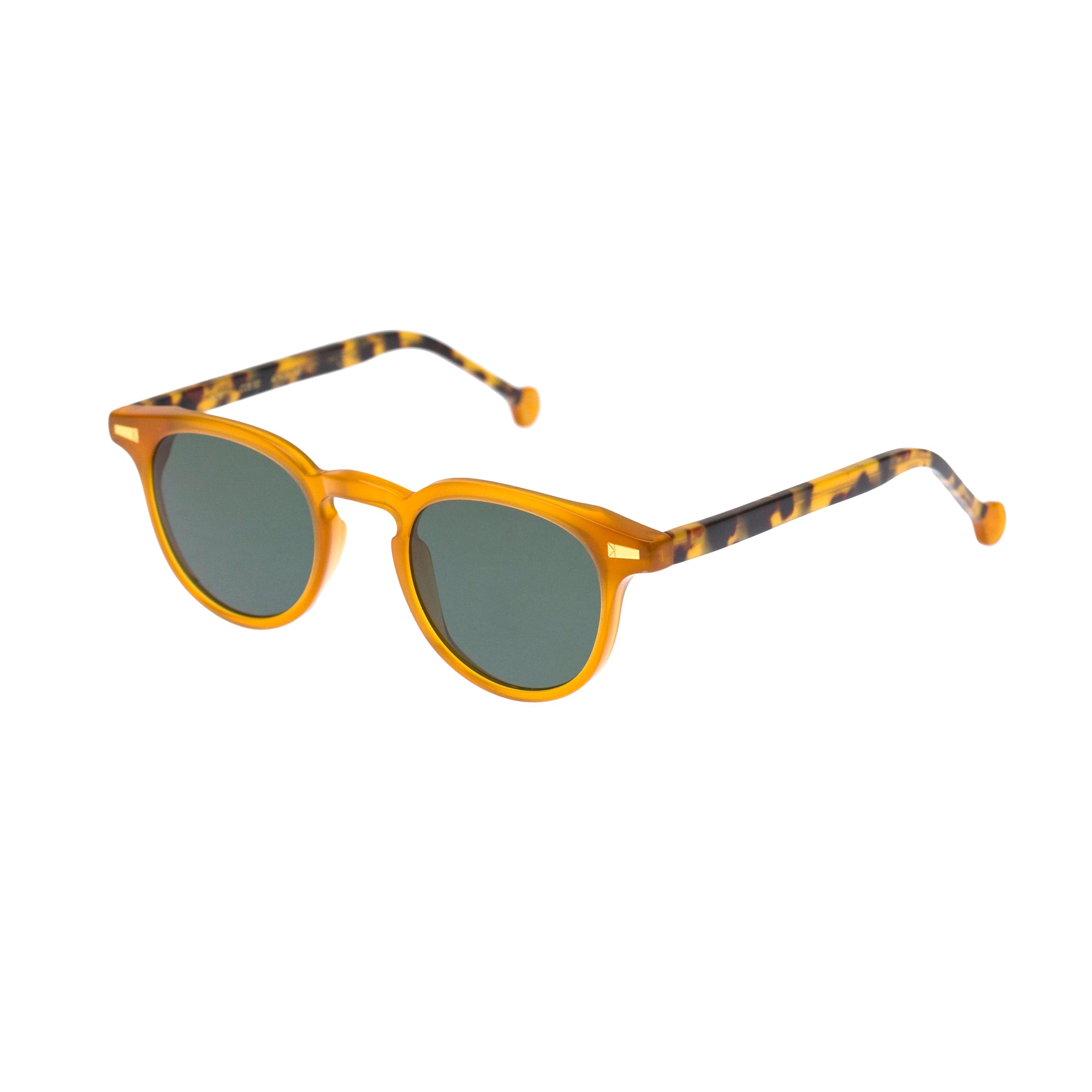 Kyme Eyewear Bob: pantos vintage sunglasses. Bicolor tobacco/tortoise, Material Acetate cellulose, Size Small