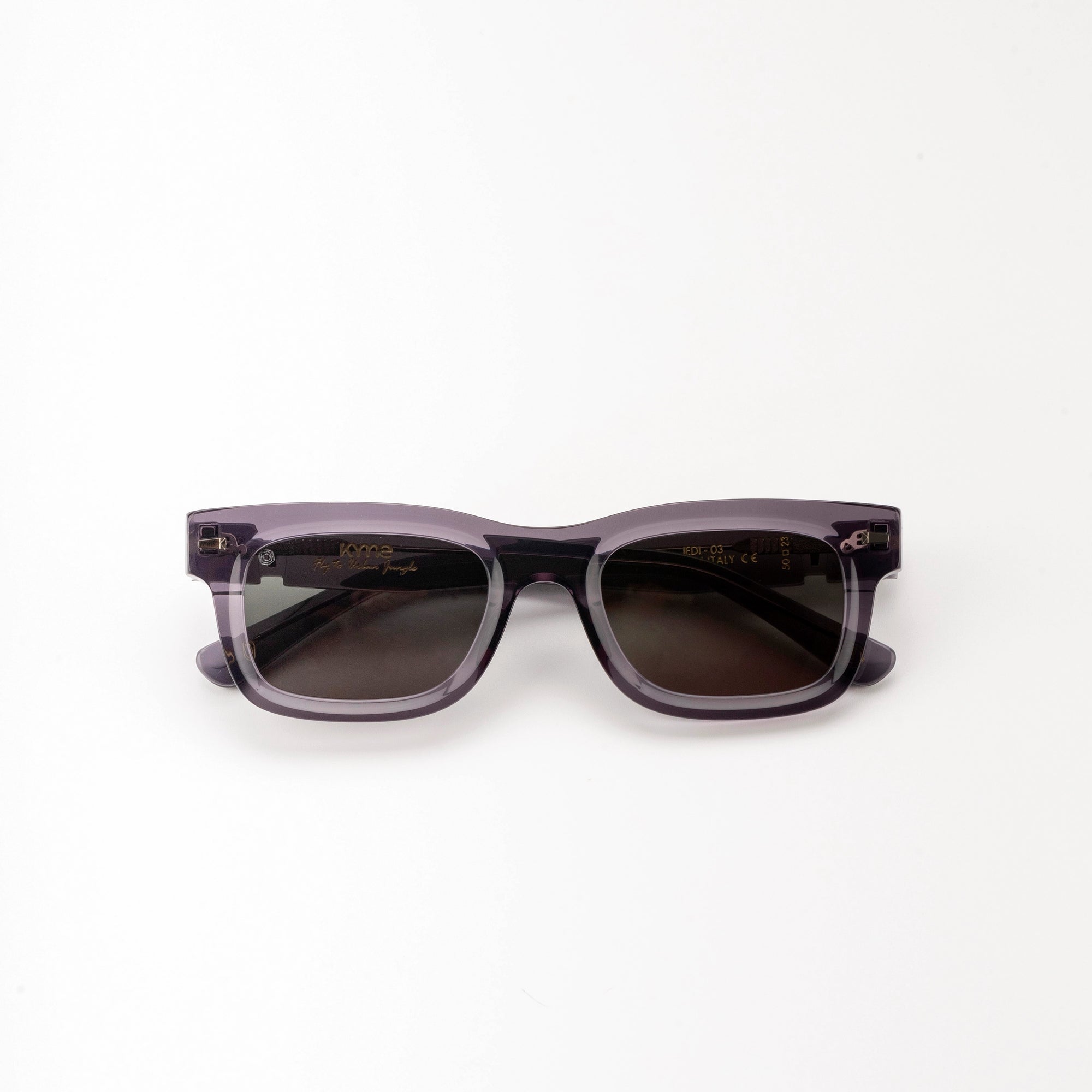 Kyme Eyewear Fly to Urban Jedi Sunglasses. Color Dark Grey, Material Acetate cellulose, Size Medium
