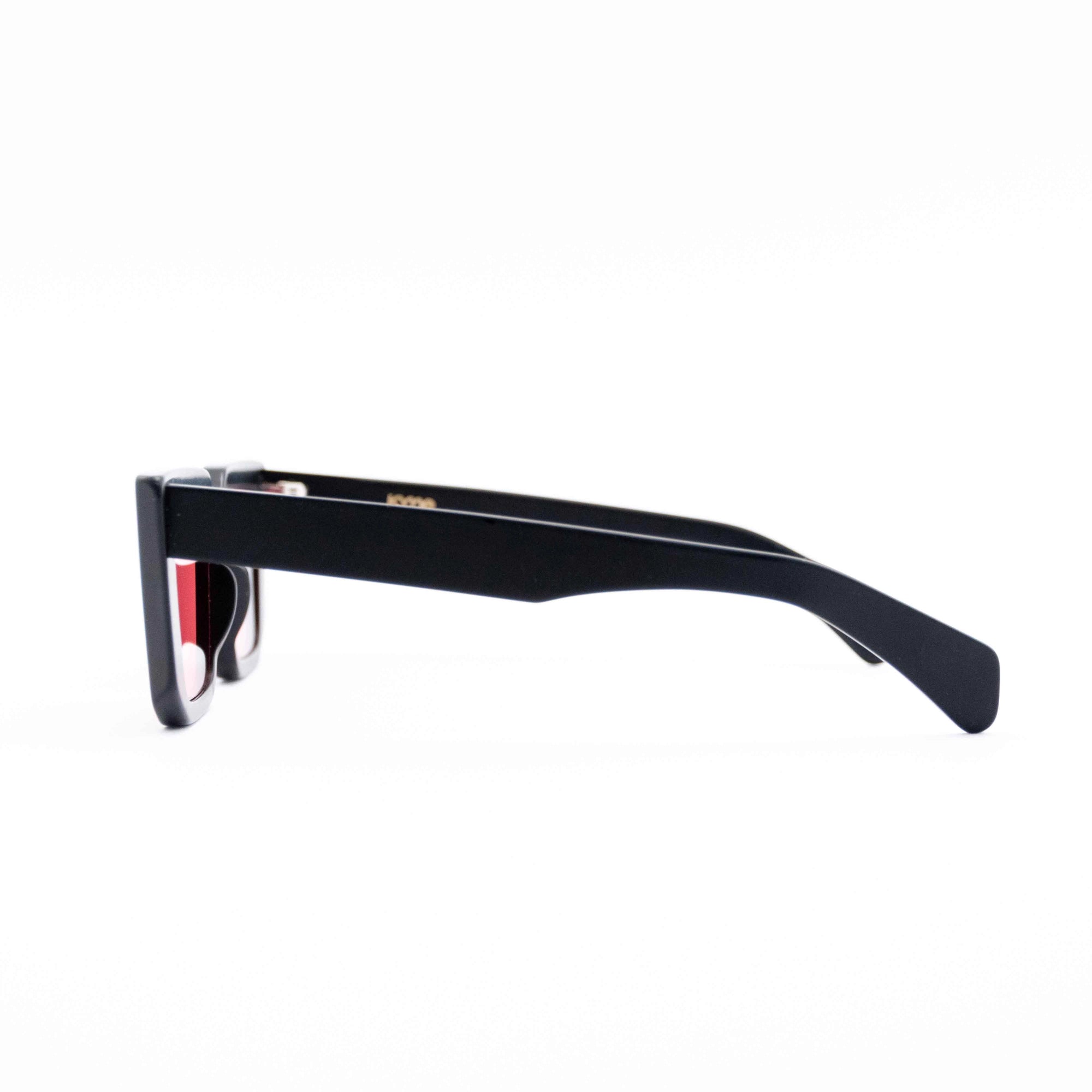Kyme Eyewear COZY5: streetwear women bold rectangular sunglasses. Color Orange, Material Acetate cellulose, Size Large