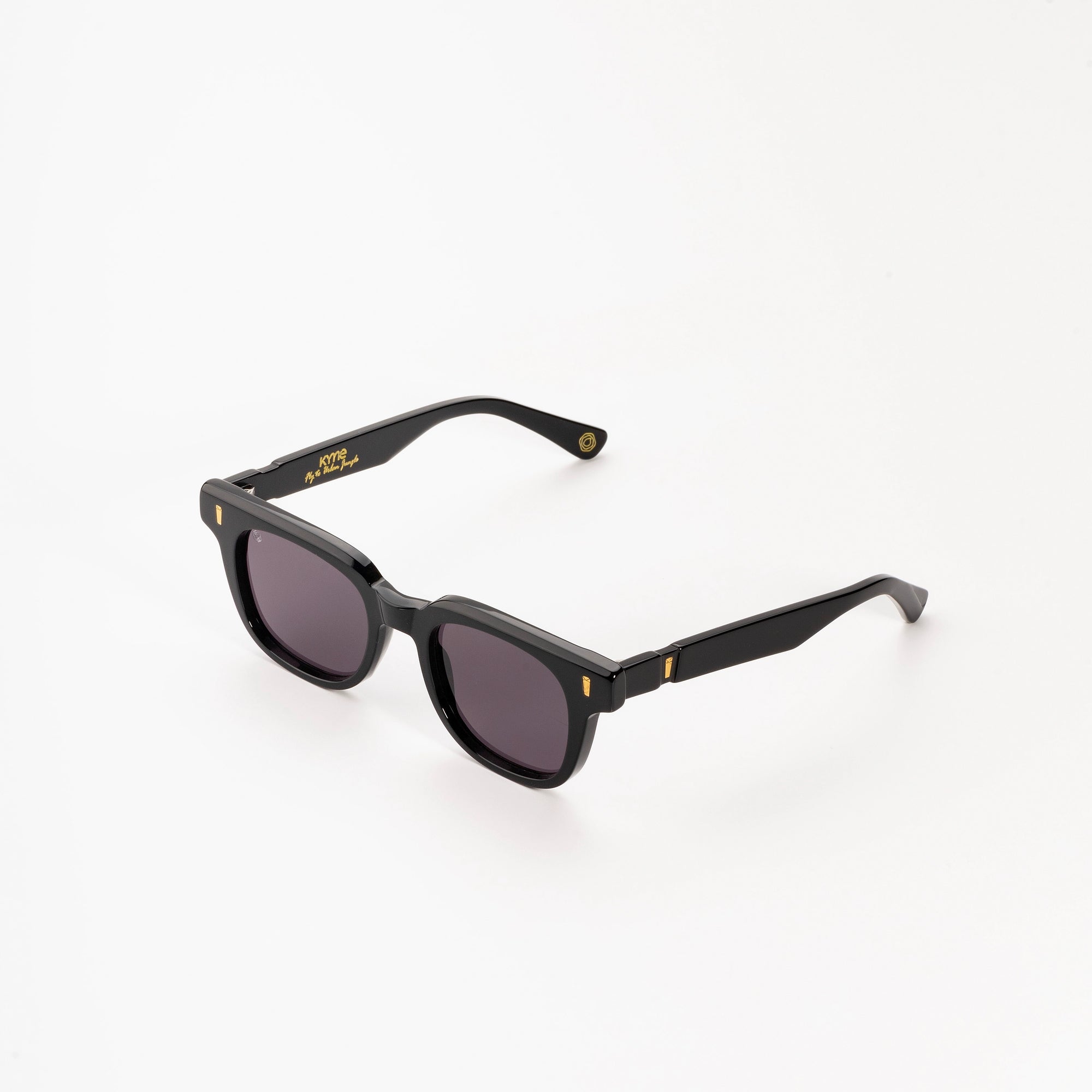 Kyme Eyewear Fly to Urban Justin Sunglasses. Color Black, Material Acetate cellulose, Size Medium