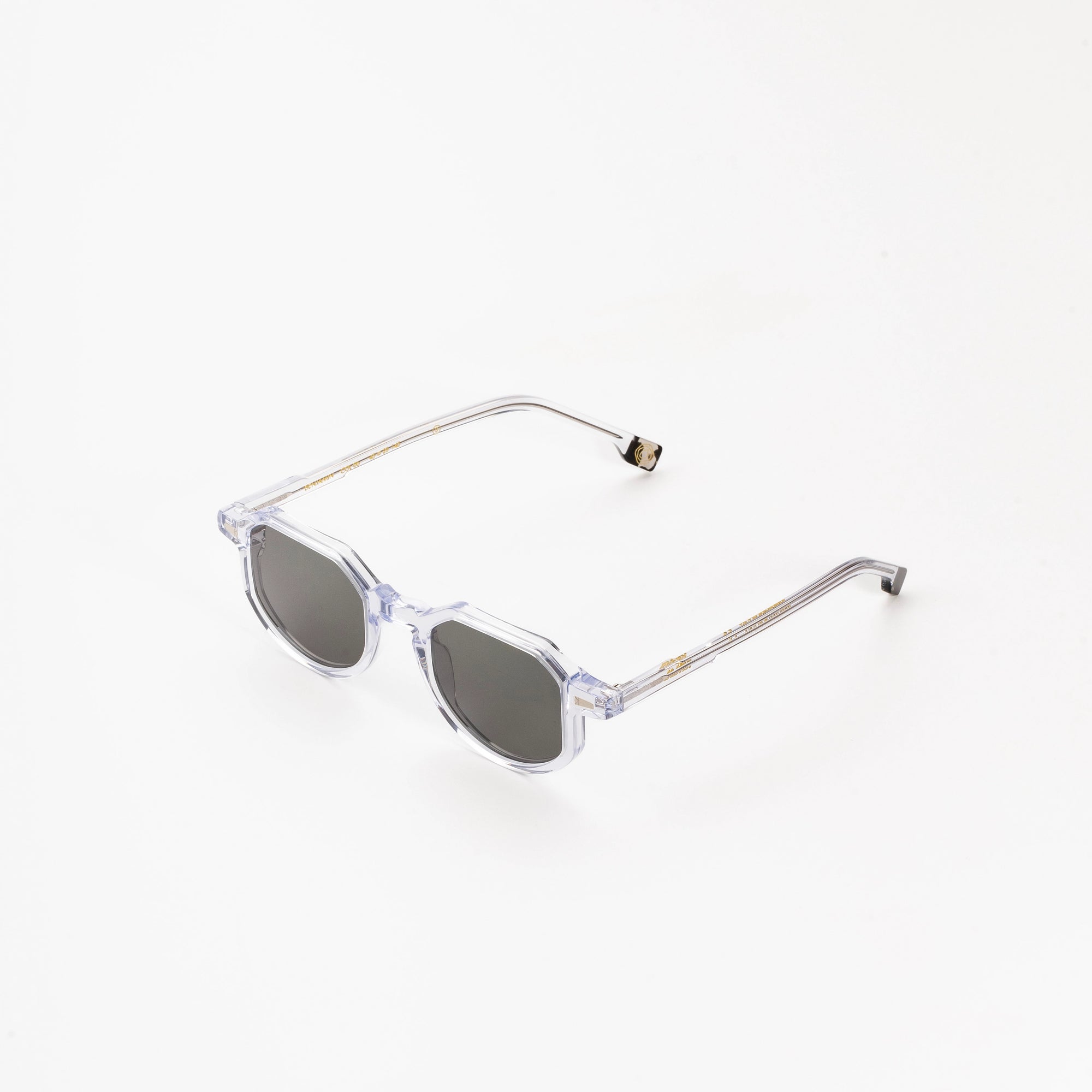 Kyme Eyewear Kymini Benjamin Sunglasses. Color Transparent, Material Acetate cellulose, Size Medium