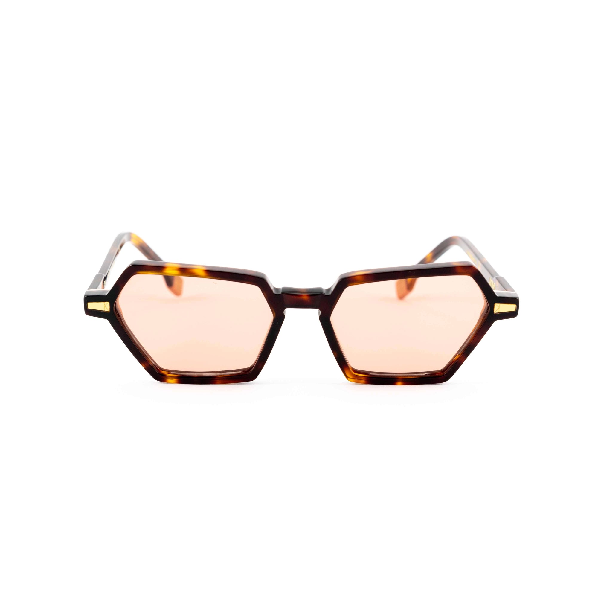 Kyme Eyewear Leya: cat-eye sunglasses. Color Tortoise, Material Acetate cellulose, Size Medium