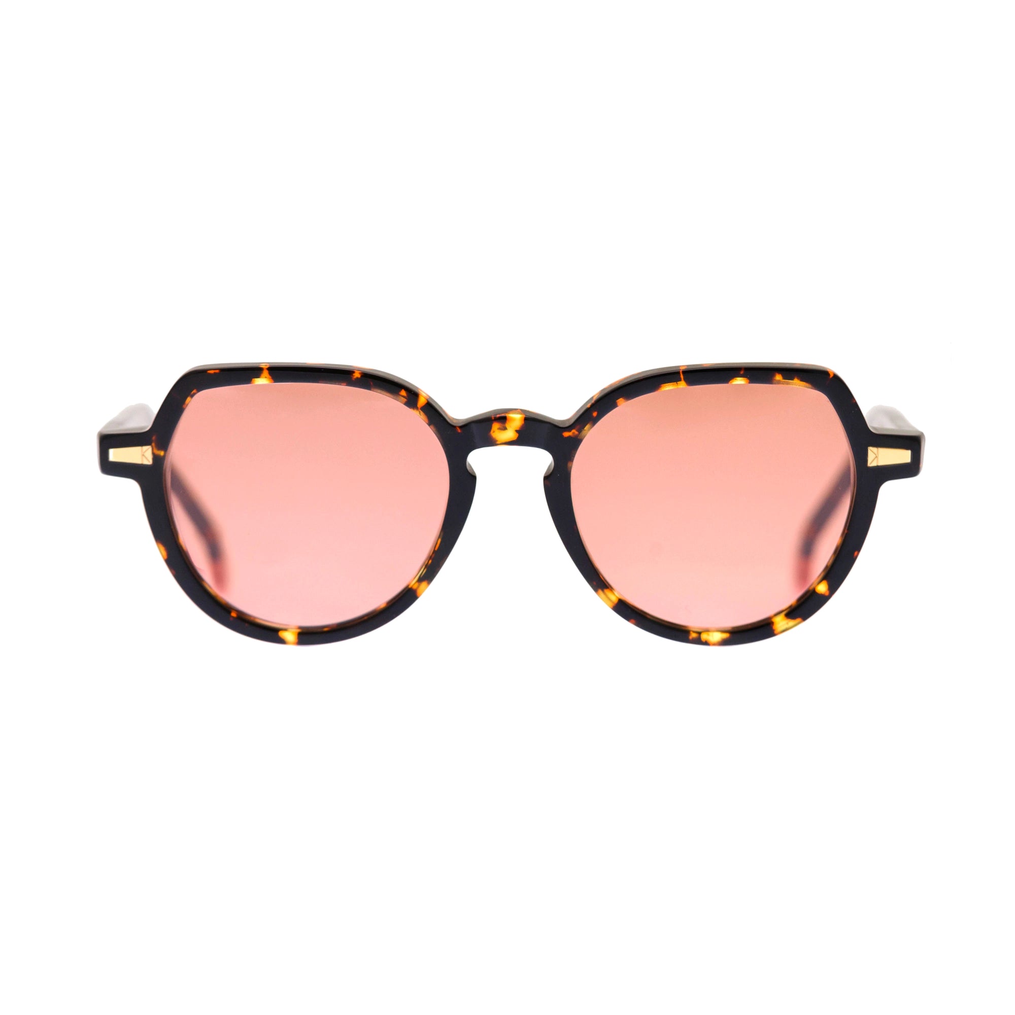 Kyme Eyewear Dafne: butterfly vintage sunglasses. Bicolor pink &amp; blue, Material Acetate cellulose, Size Small