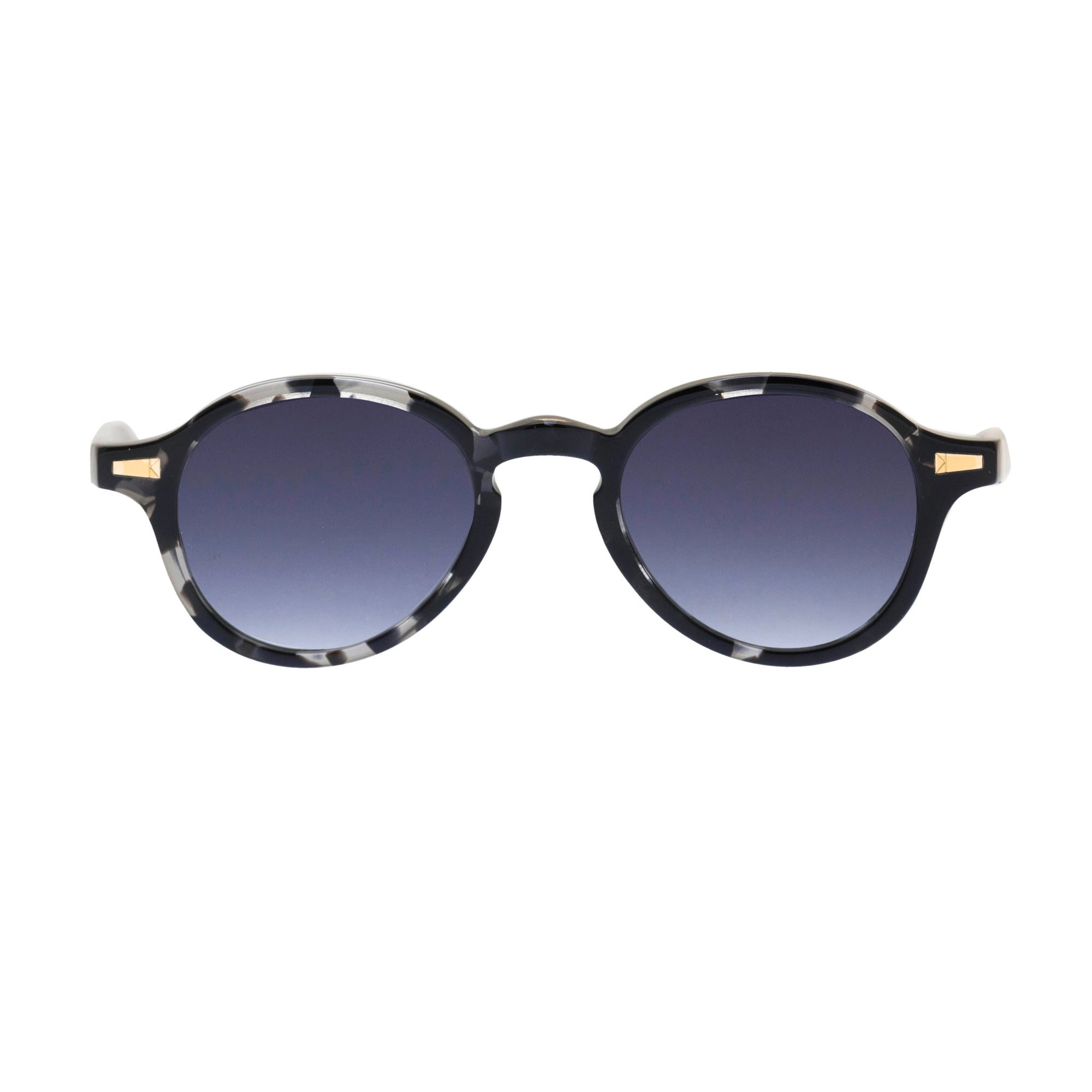 Kyme Eyewear Ezio: aviator vintage sunglasses. Color Black, Material Acetate cellulose, Size Small