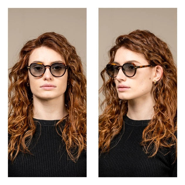 Kyme Eyewear Dafne: butterfly vintage sunglasses. Color Black, Material Acetate cellulose, Size Small