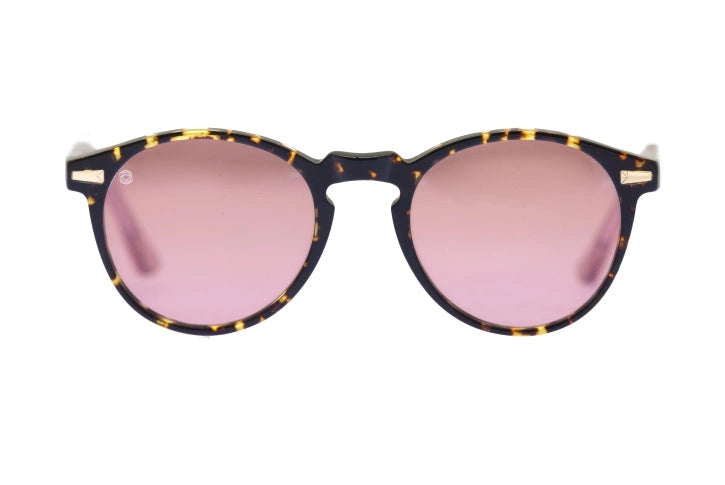 Kyme Eyewear Miki: original pantos vintage sunglasses. Bicolor black/dark avana, Material Acetate ellulose