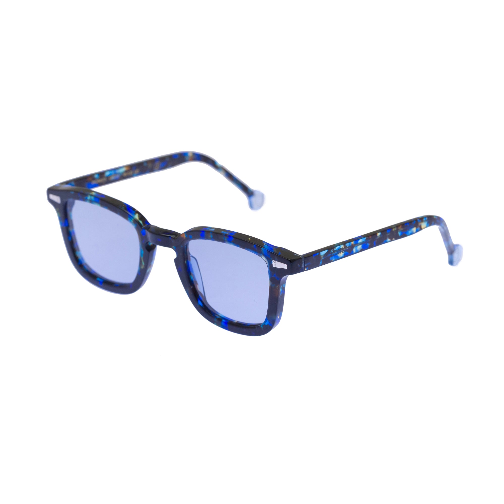 Kyme Eyewear Dionysis: squared vintage sunglasses. Color Black, Material Acetate cellulose, Size Medium