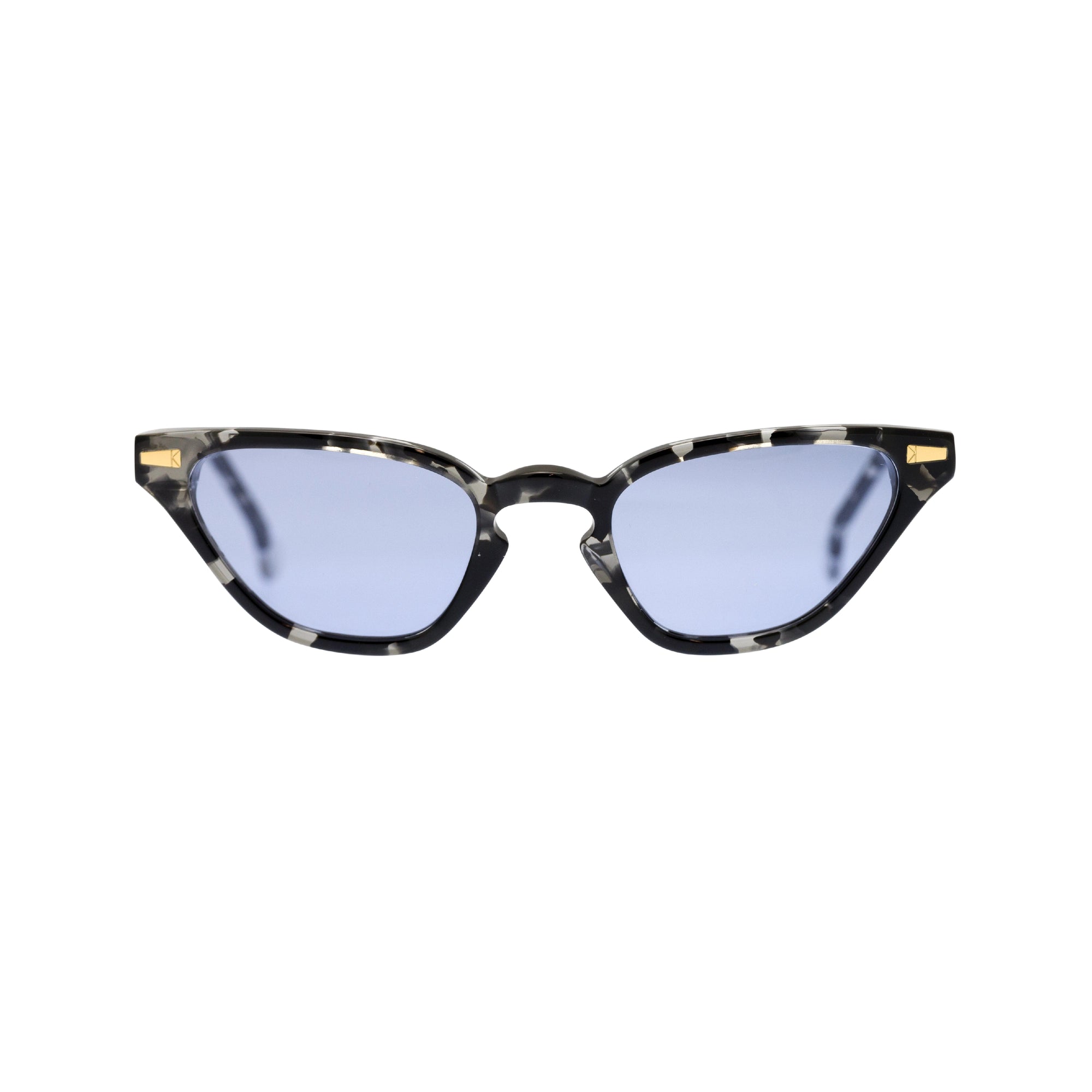 Kyme Eyewear Alessandra: cat-eye vintage sunglasses. Color Black, Material Acetate cellulose, Size Small