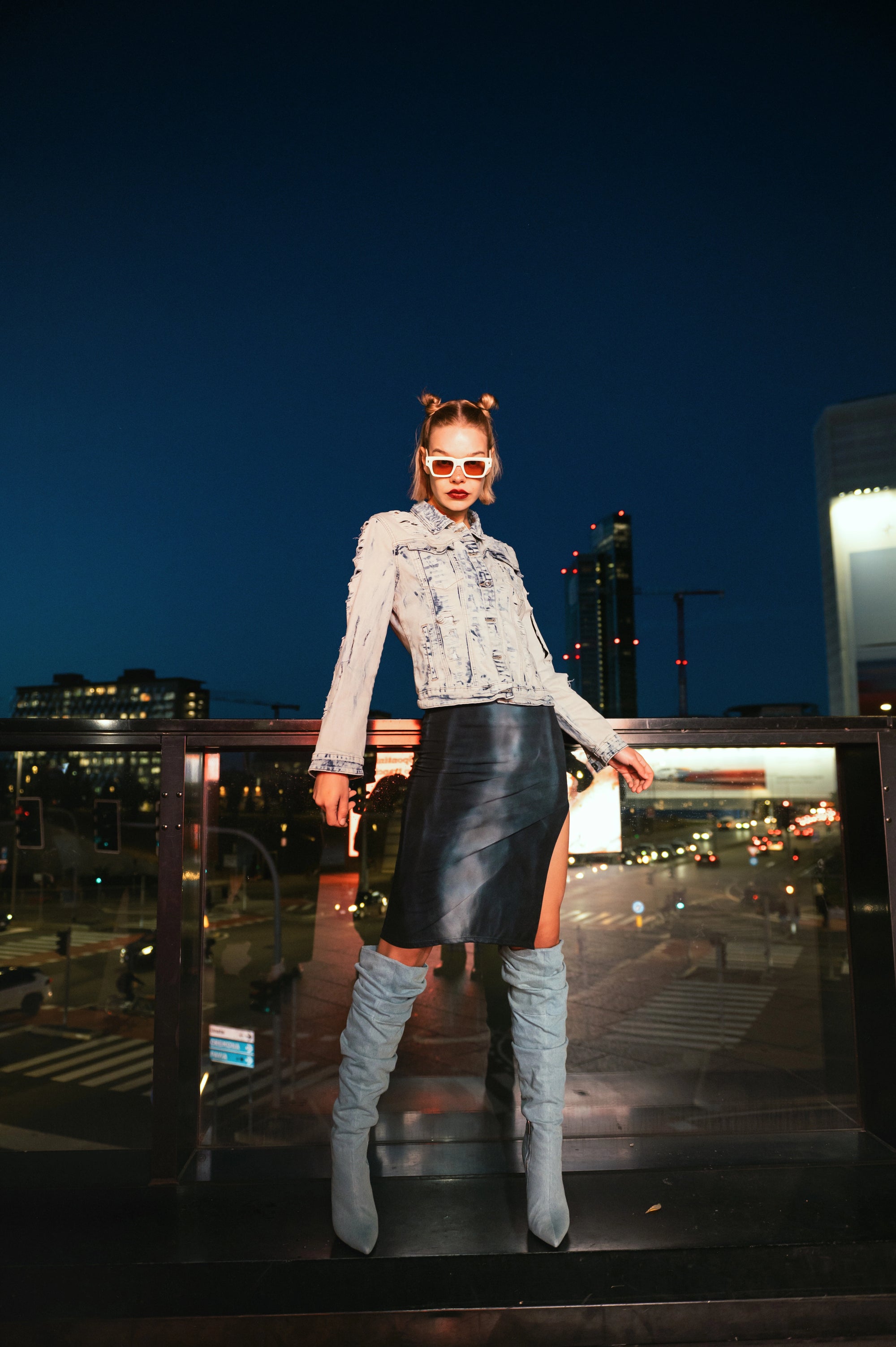 Kyme Eyewear Boxy: streetstyle squared sunglasses. Color Dark avana, Material Acetate cellulose, Size Medium
