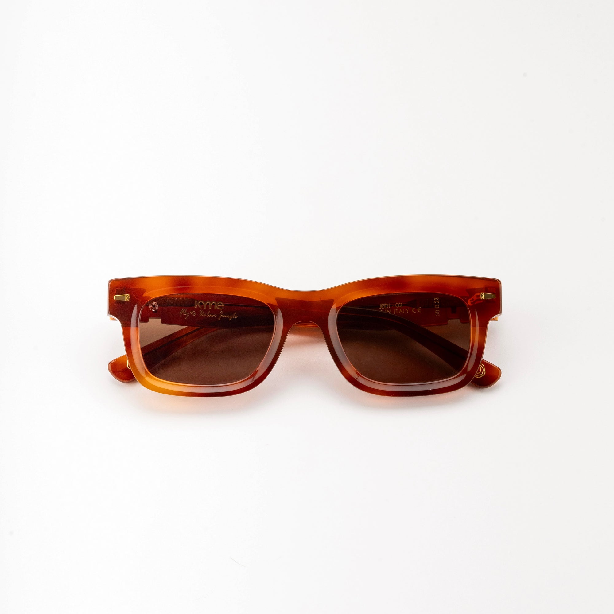 Kyme Eyewear Fly to Urban Jedi Sunglasses. Color Tobacco, Material Acetate cellulose, Size Medium