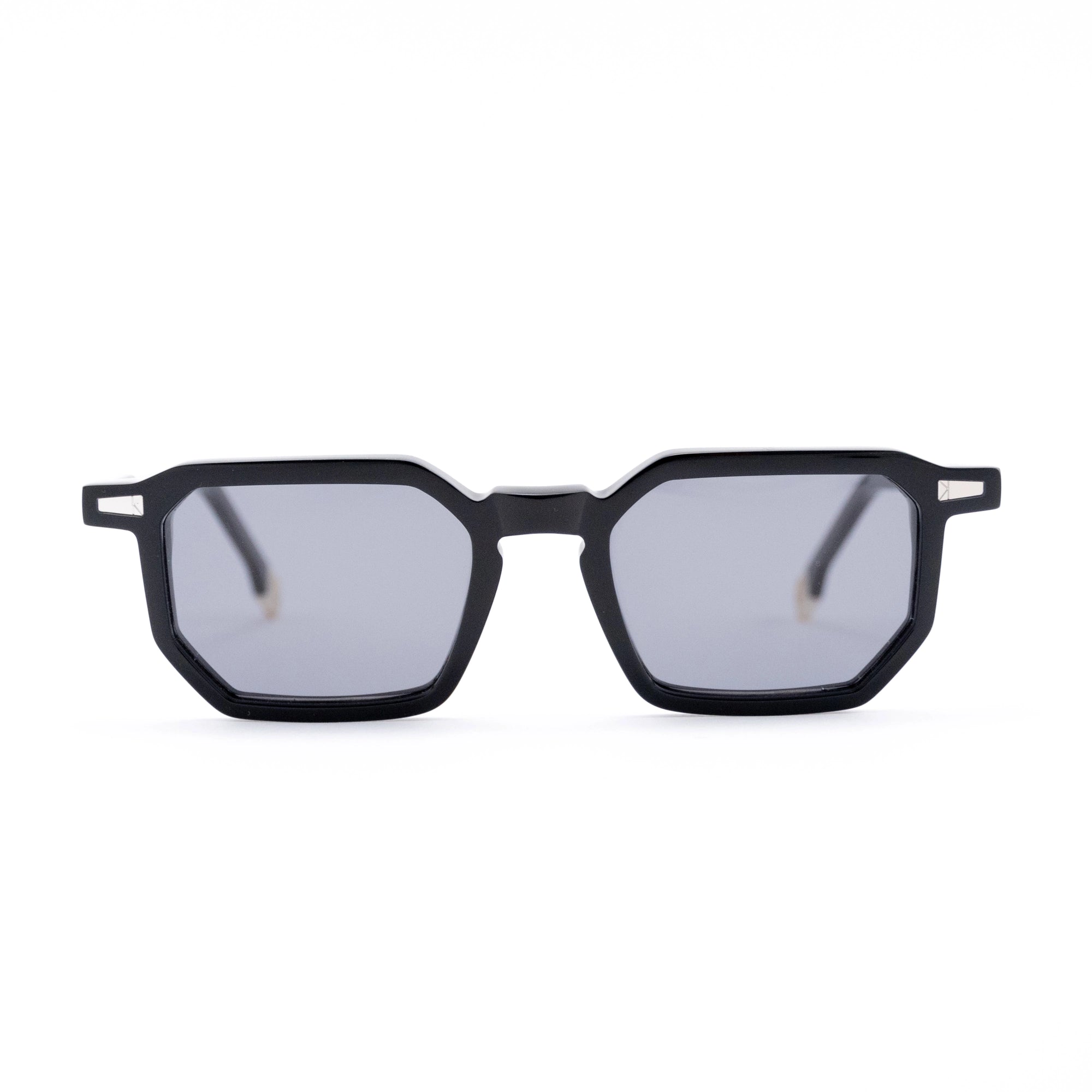 Kyme Eyewear IDALGO5: rectangular vintage sunglasses. Color Amber, Material Acetate cellulose, Size Medium