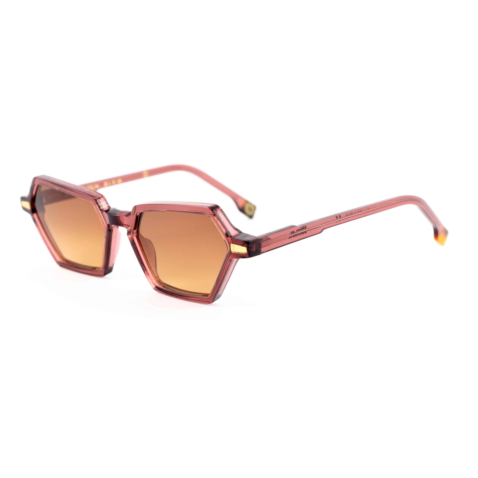 Kyme Eyewear Leya: cat-eye sunglasses. Color Tortoise, Material Acetate cellulose, Size Medium