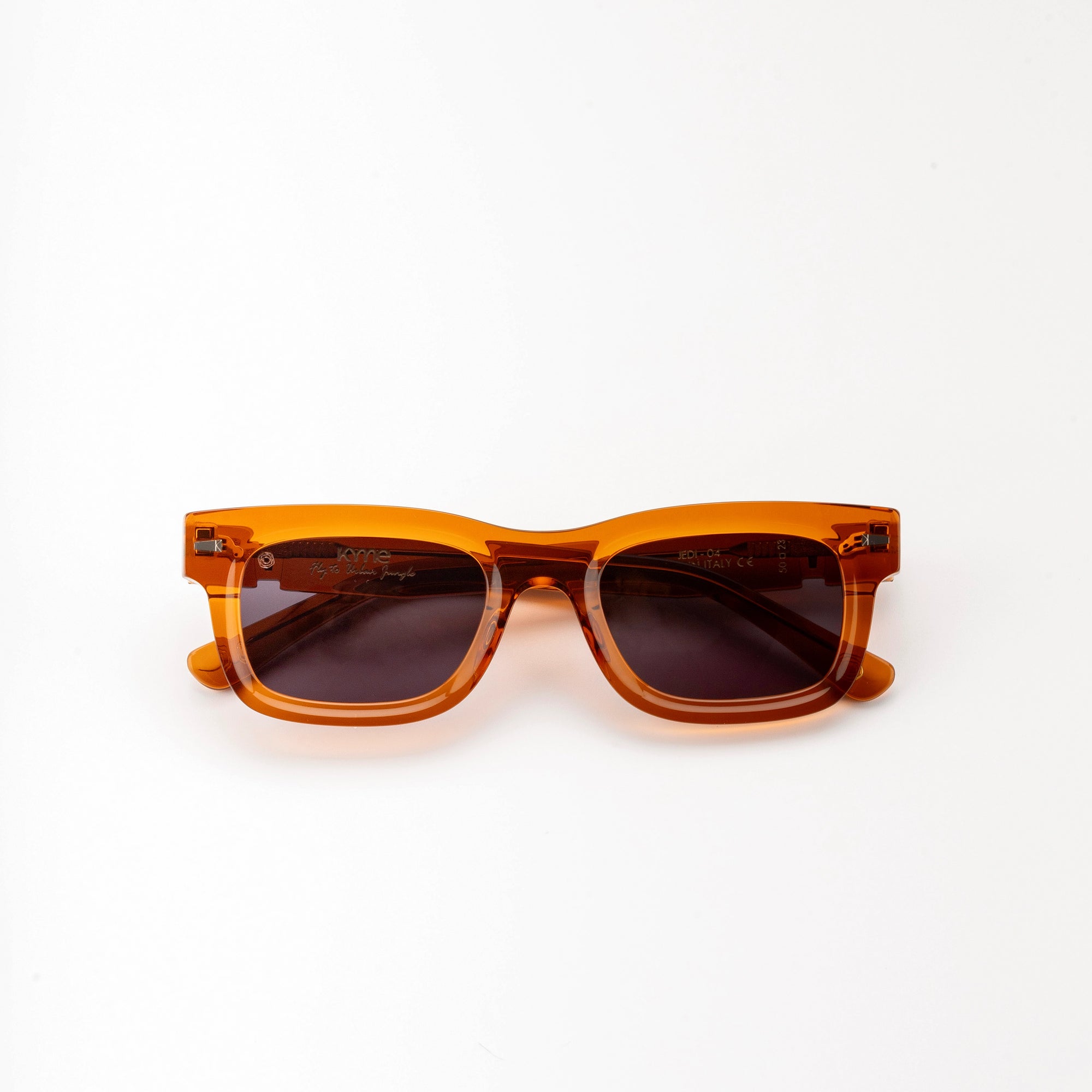 Kyme Eyewear Fly to Urban Jedi Sunglasses. Color Dark Champagne, Material Acetate cellulose, Size Medium