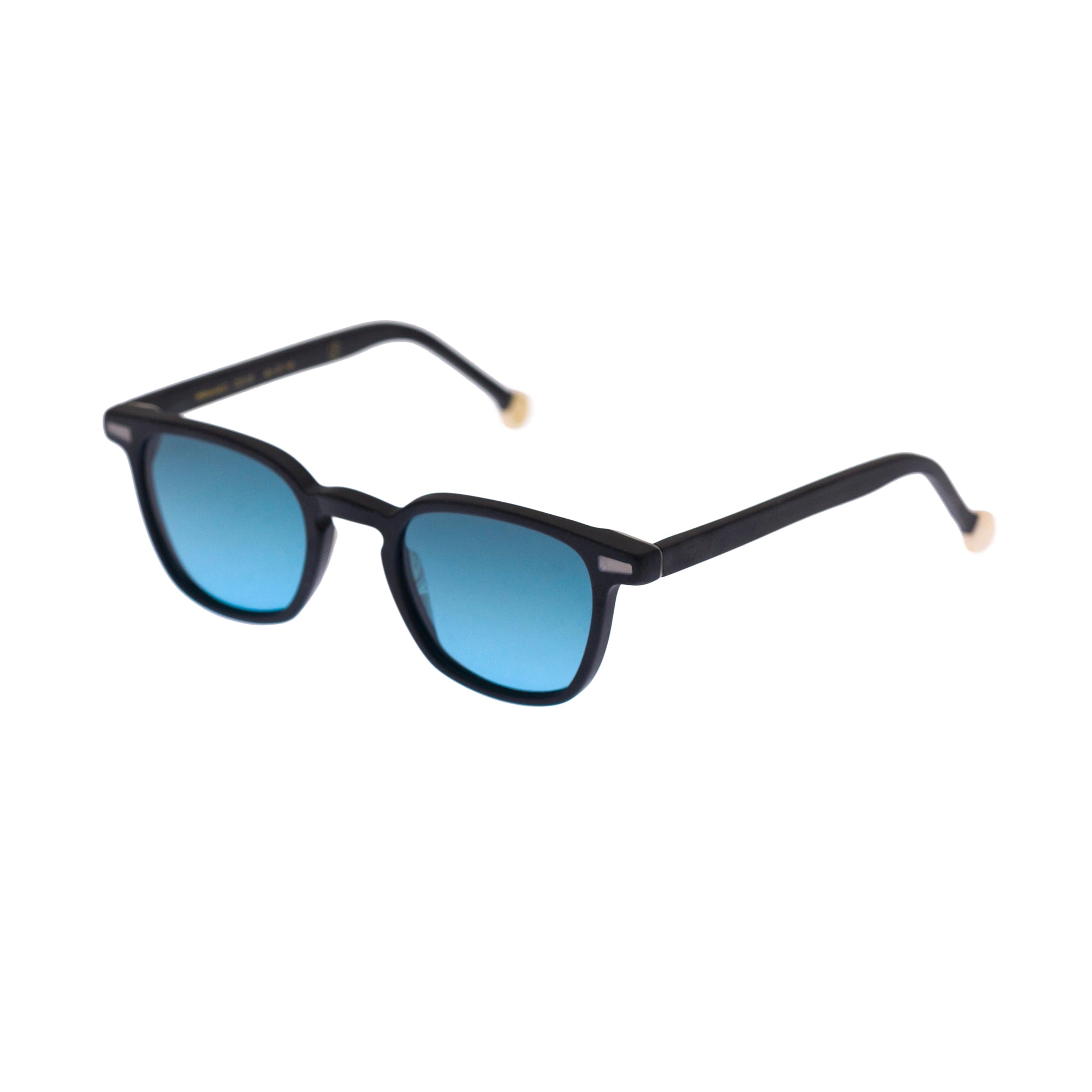 Kyme Eyewear Fernando: squared vintage sunglasses. Color Miel, Material Acetate cellulose, Size Medium