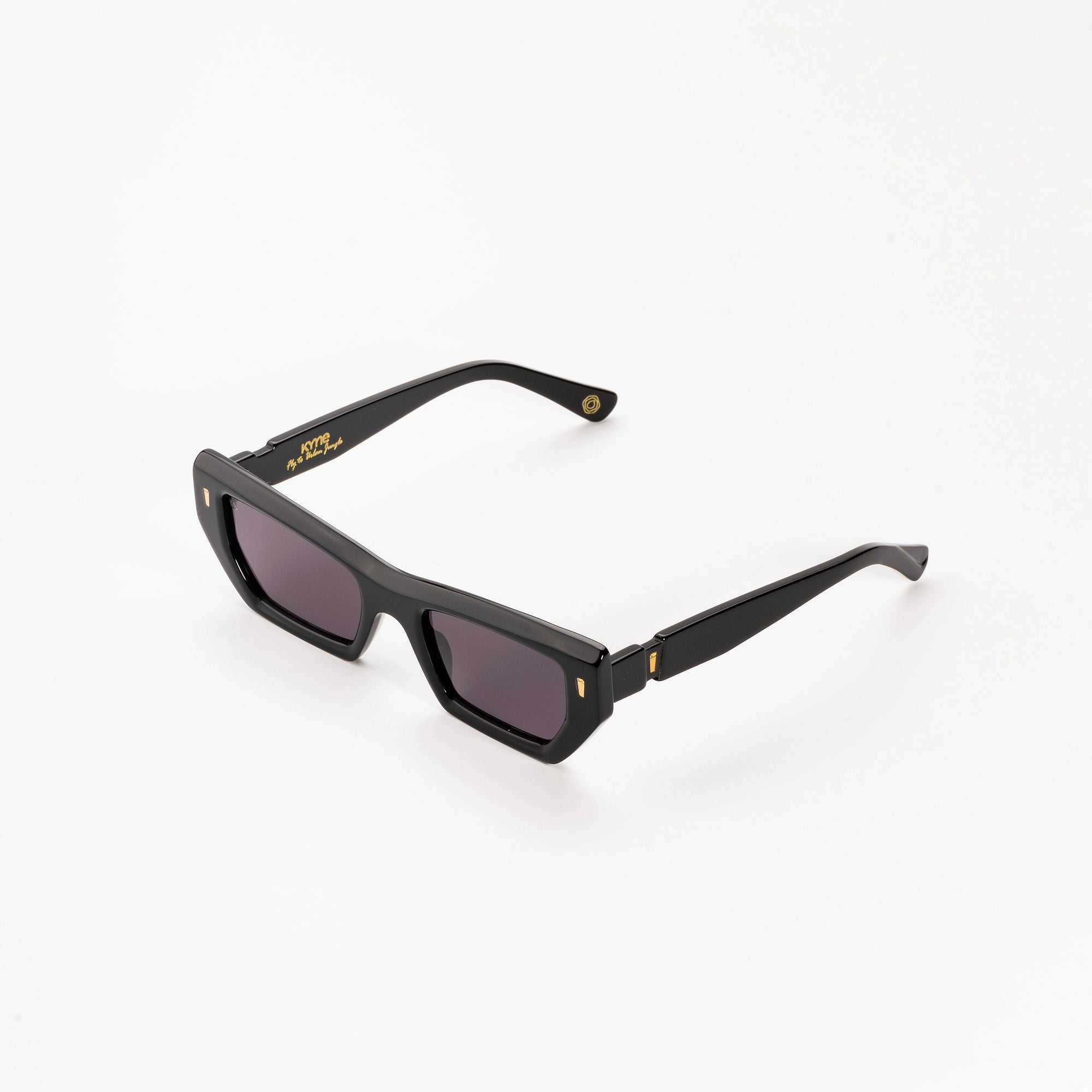 Kyme Eyewear Fly to Urban Joy Sunglasses. Color Black, Material Acetate cellulose, Size Medium
