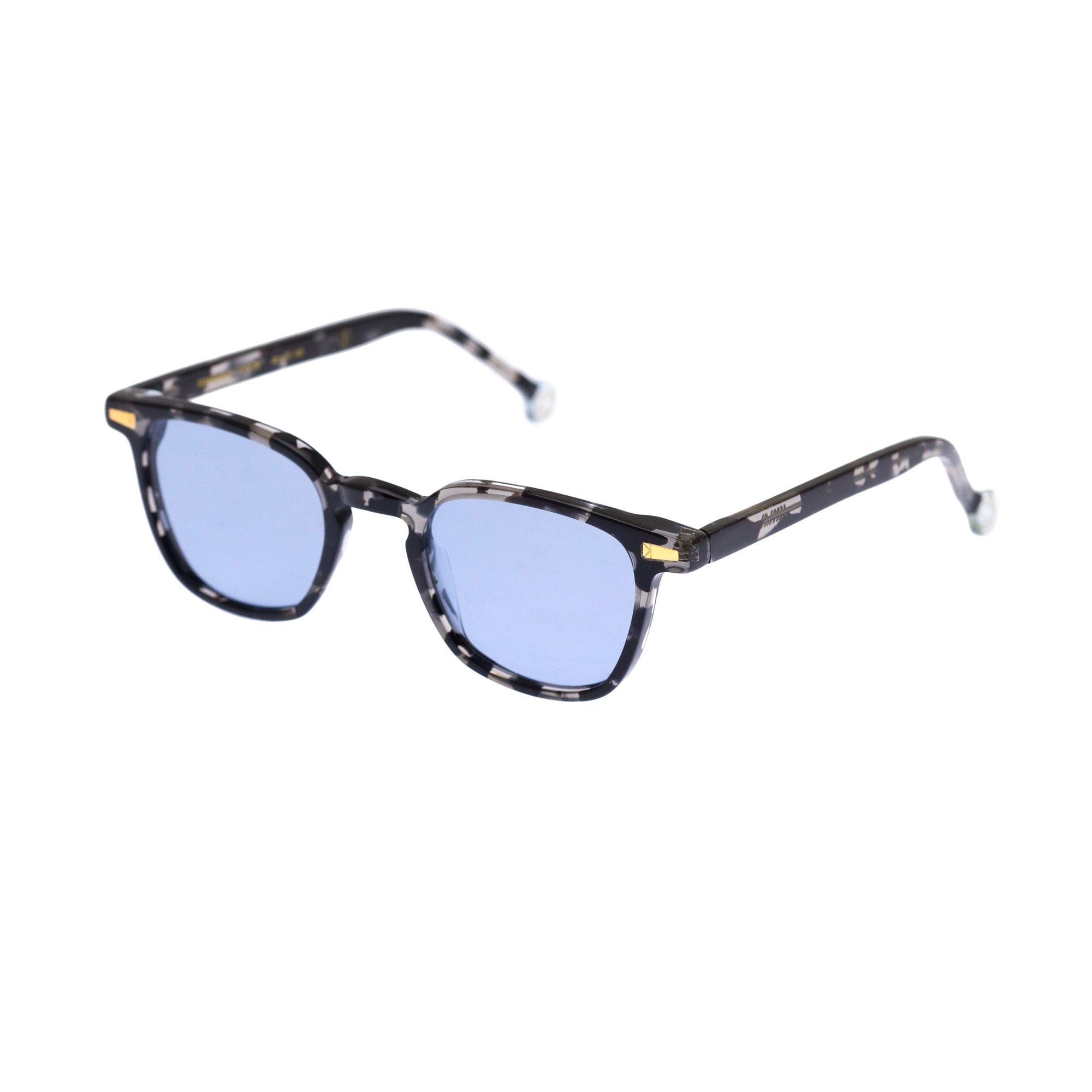 Kyme Eyewear Fernando: squared vintage sunglasses. Color Honey, Material Acetate cellulose, Size Small