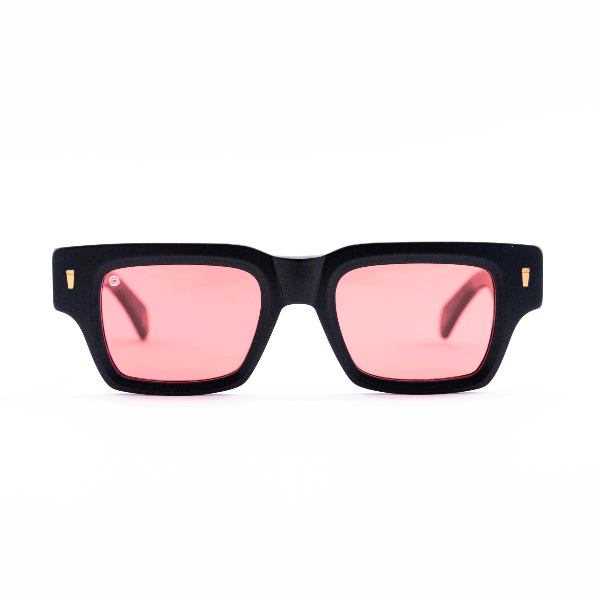 Kyme Eyewear Boxy: streetstyle squared sunglasses. Color Black, Material Acetate cellulose, Size Medium