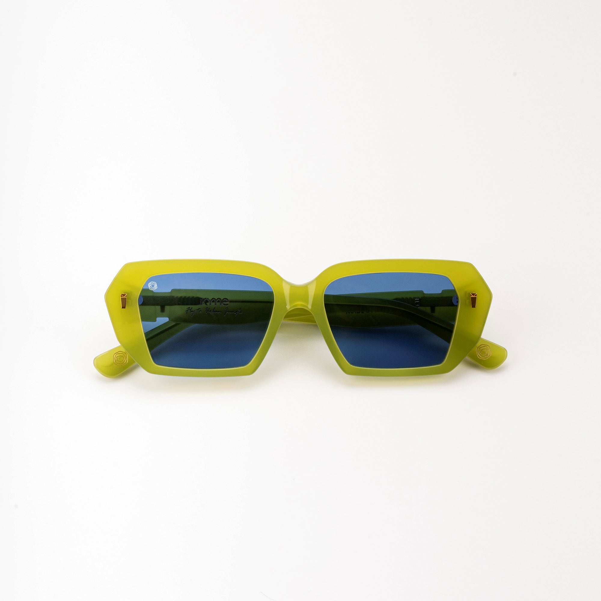 Kyme Eyewear Fly to Urban Rylee Sunglasses. Color Green, Material Acetate cellulose, Size Medium