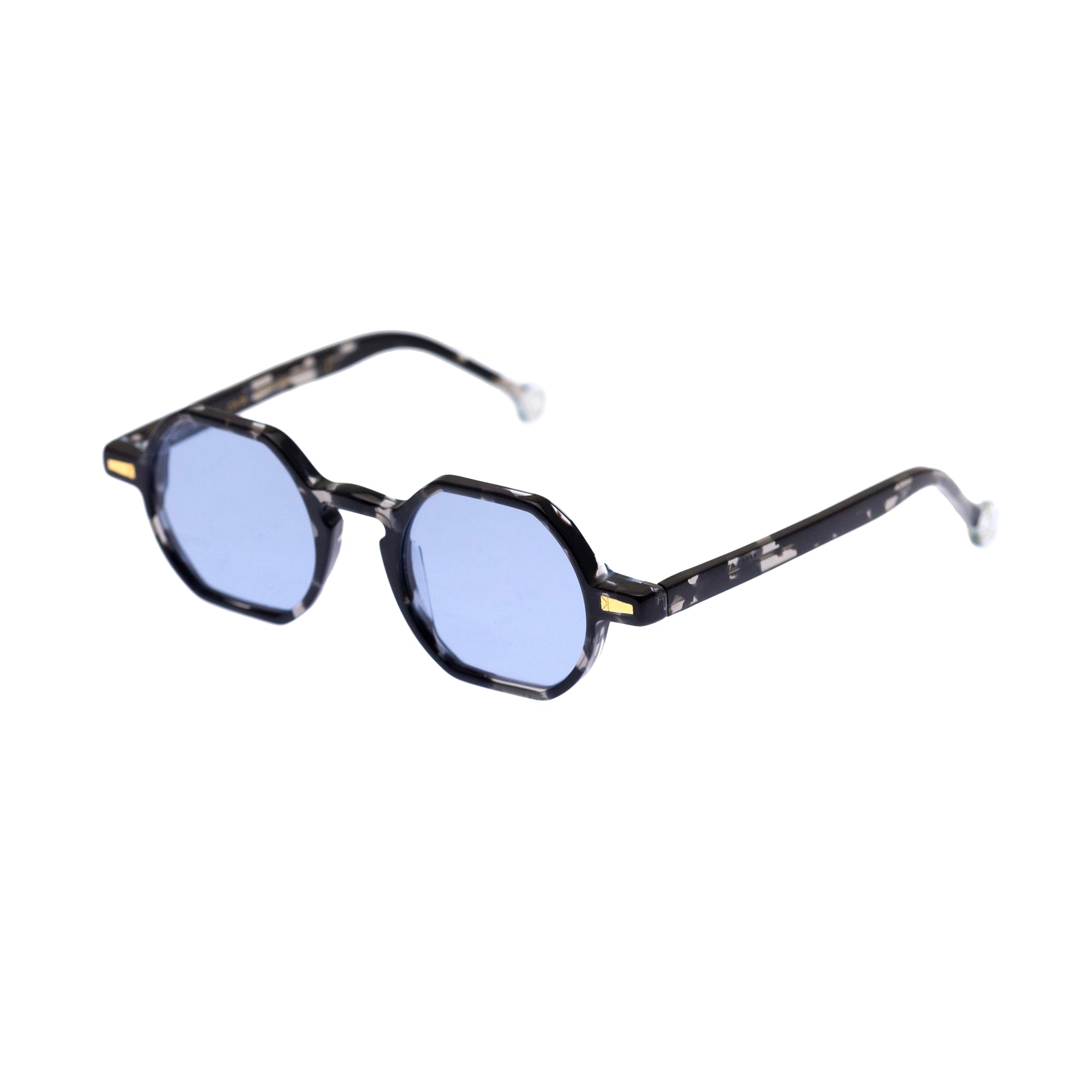 Kyme Eyewear Cassis: oval vintage sunglasses. Color Dark avana, Material Acetate cellulose, Size Small