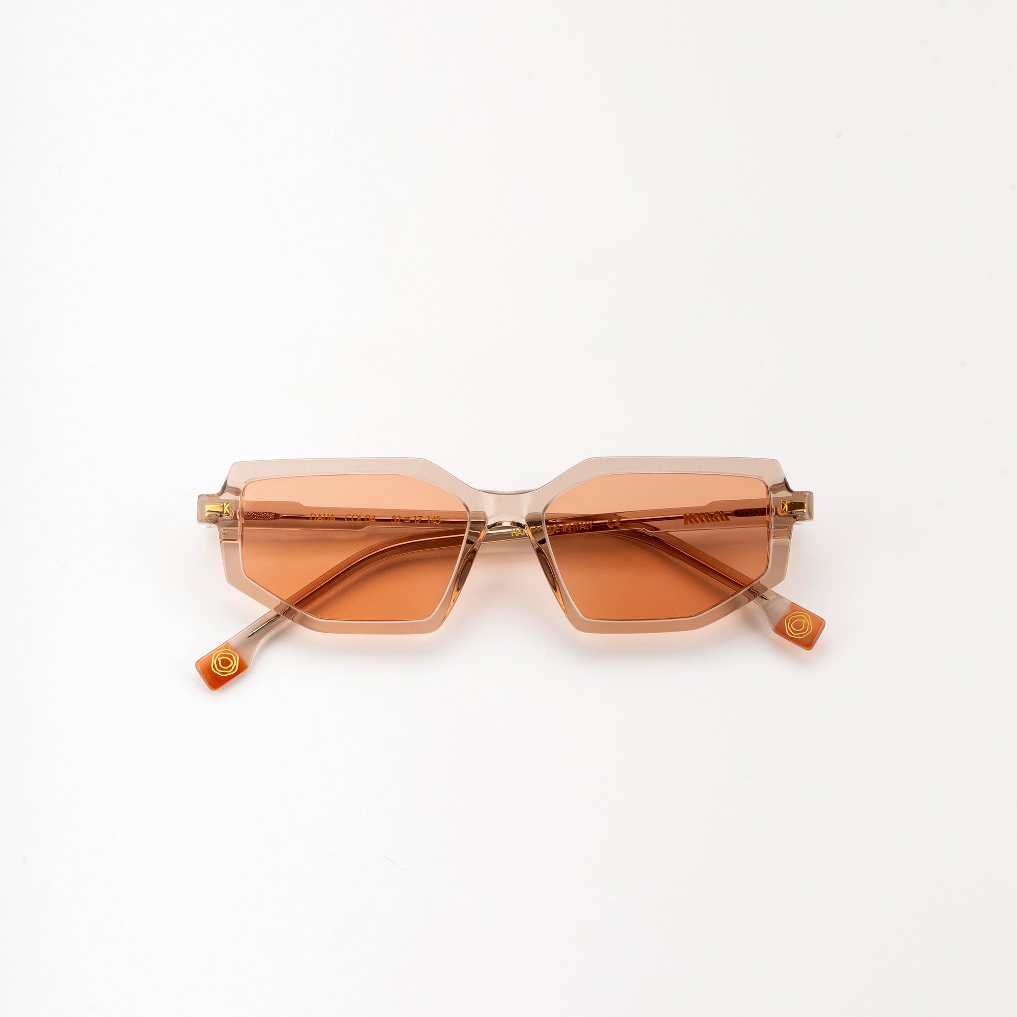 Kyme Eyewear Kymini Dalia Sunglasses - Champagne. Color Champagne, Material Acetate cellulose, Size Medium