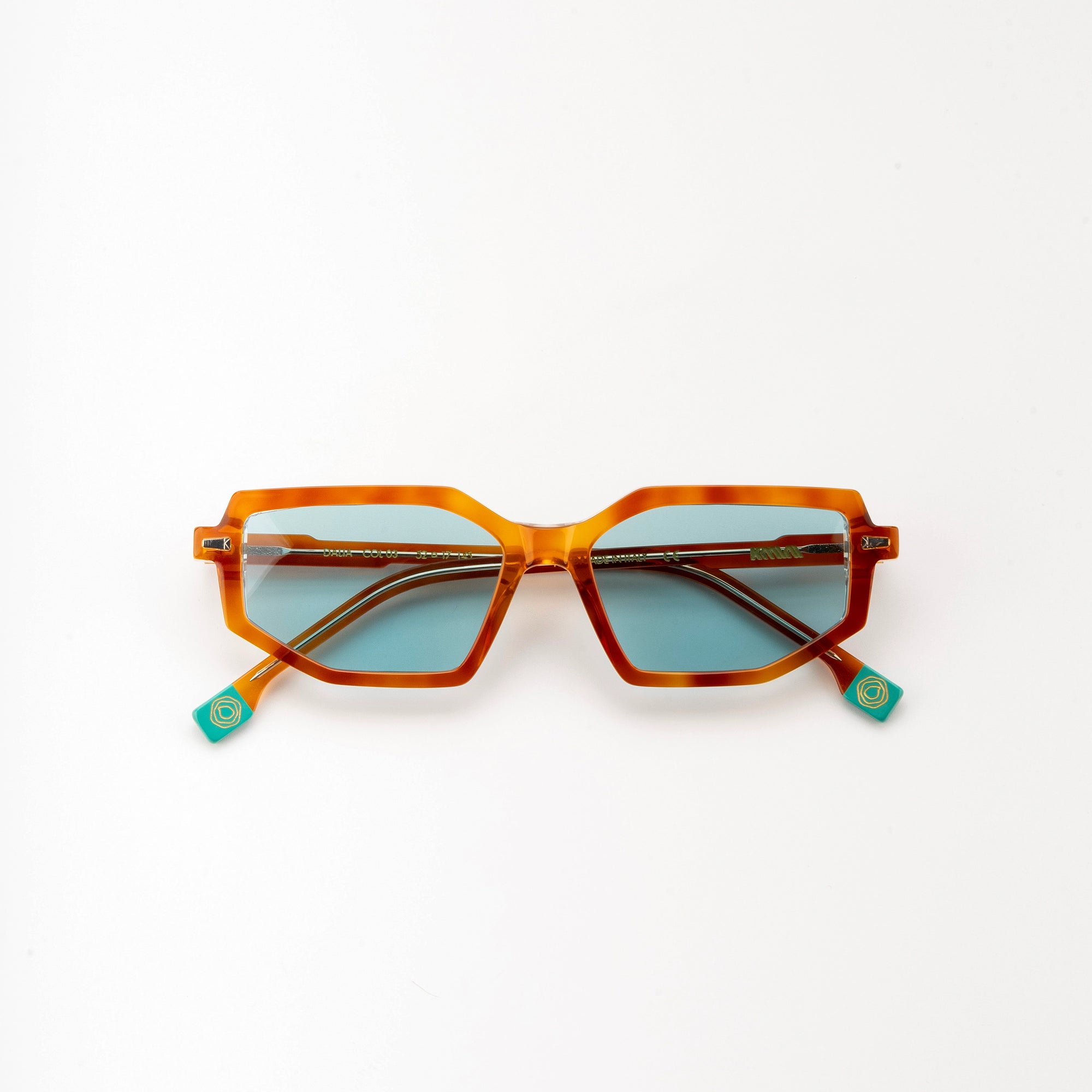 Kyme Eyewear Kymini Dalia Sunglasses - Honey. Color Honey, Material Acetate cellulose, Size Medium
