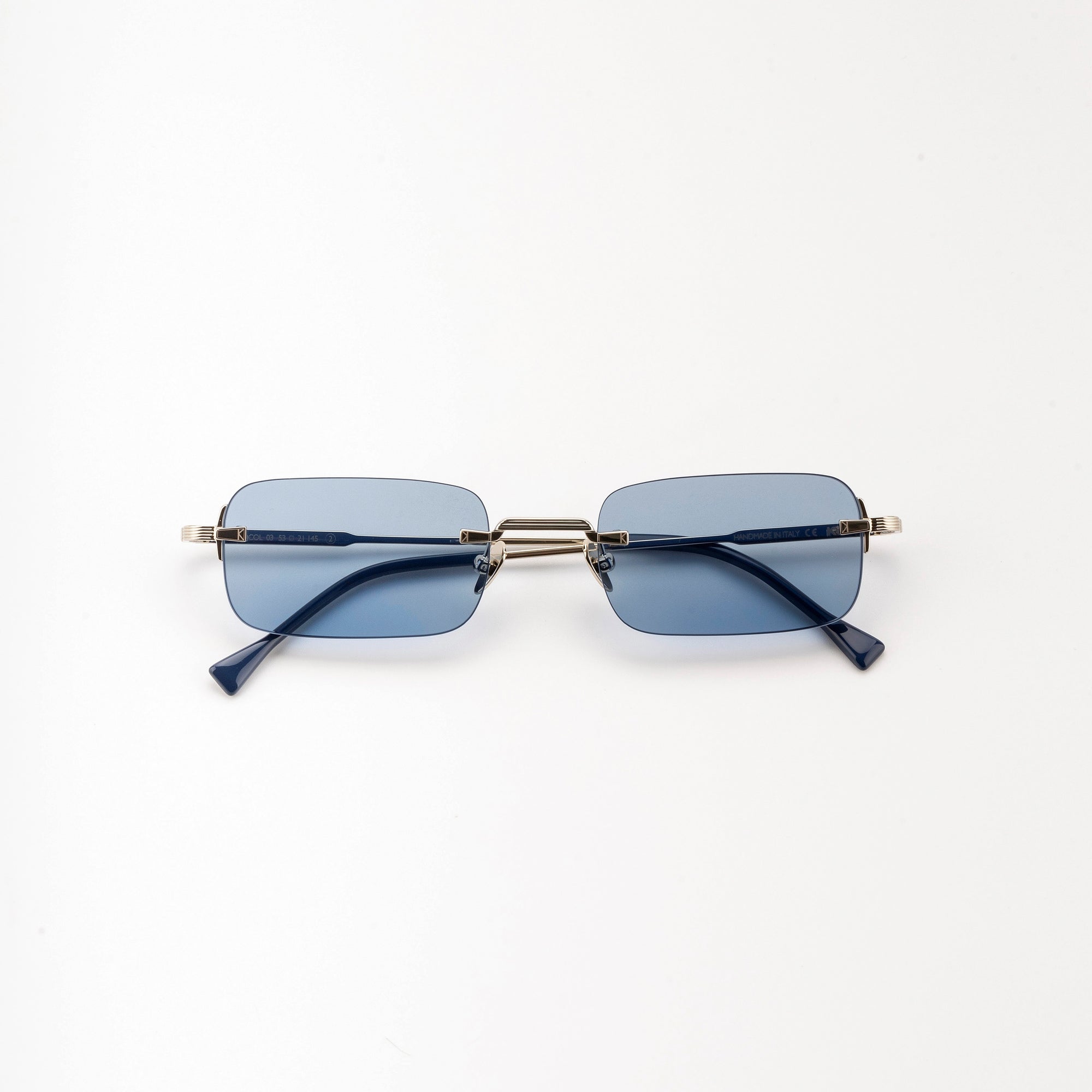 Kyme Eyewear Glasant Silas Sunglasses. Color Lens Blue, Material Acetate cellulose, Size Medium