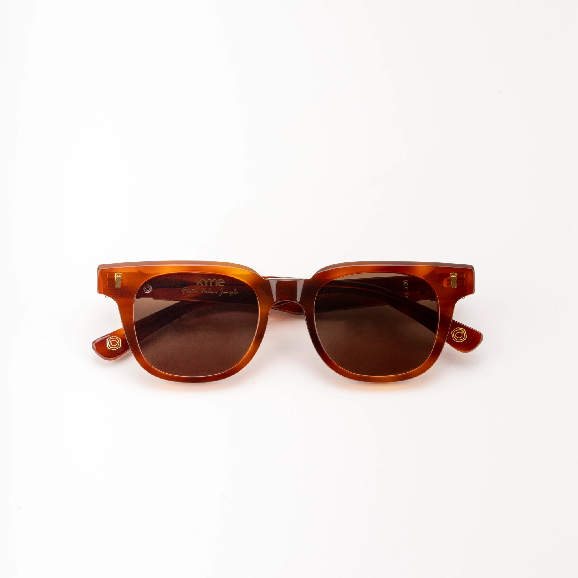 Kyme Eyewear Fly to Urban Justin Sunglasses. Color Brown, Material Acetate cellulose, Size Medium