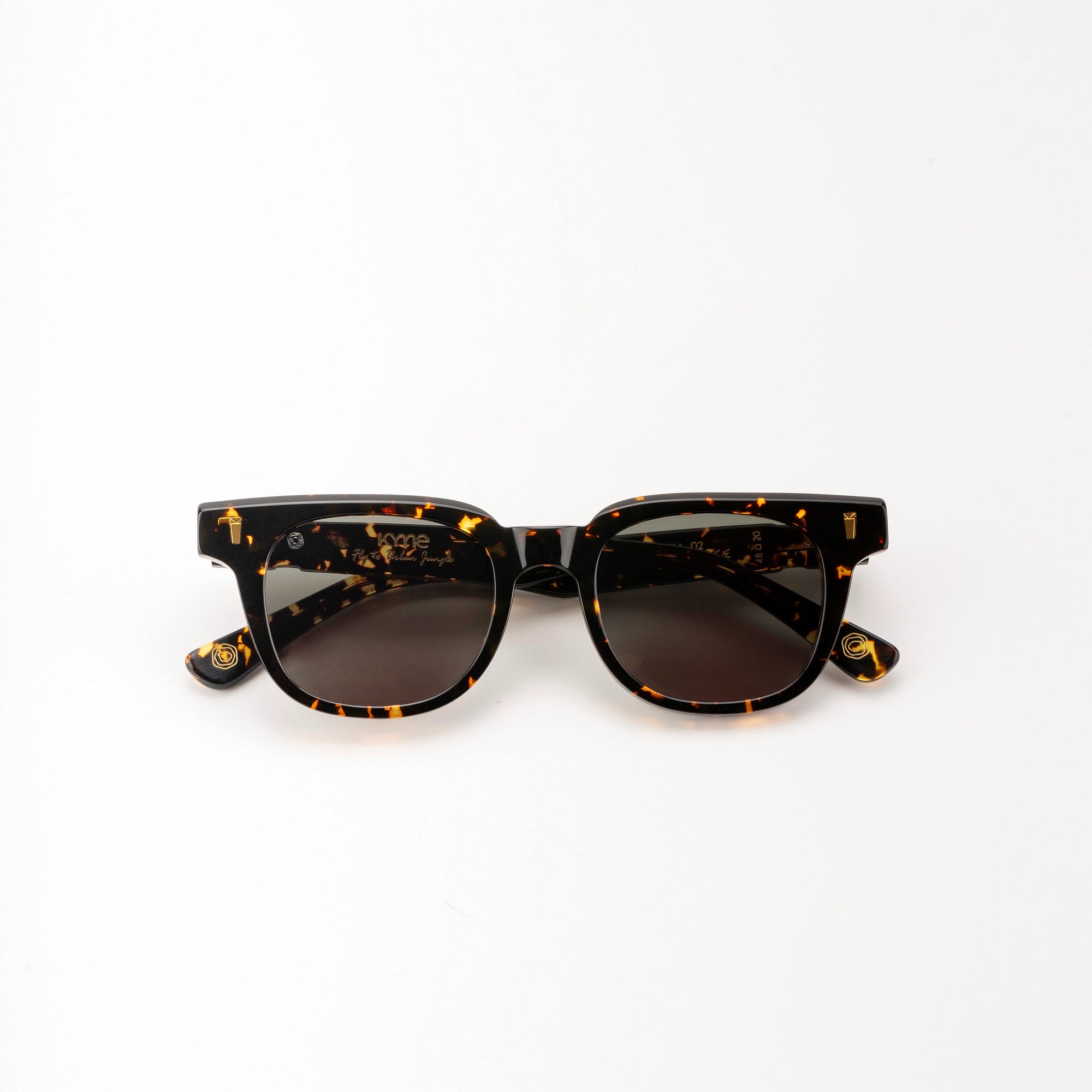 Kyme Eyewear Fly to Urban Justin Sunglasses. Color Tortoise, Material Acetate cellulose, Size Medium