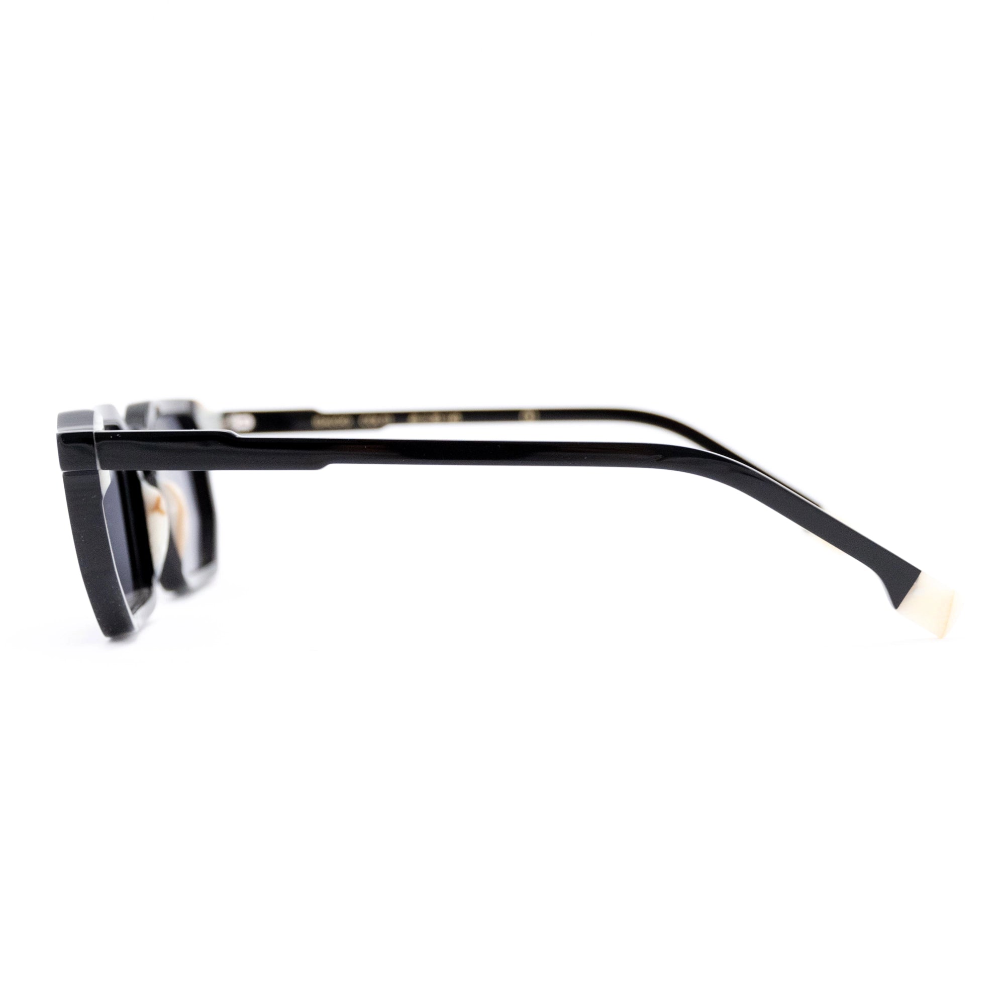 Kyme Eyewear IDALGO2: rectangular vintage sunglasses. Color Tobacco, Material Acetate cellulose, Size Medium