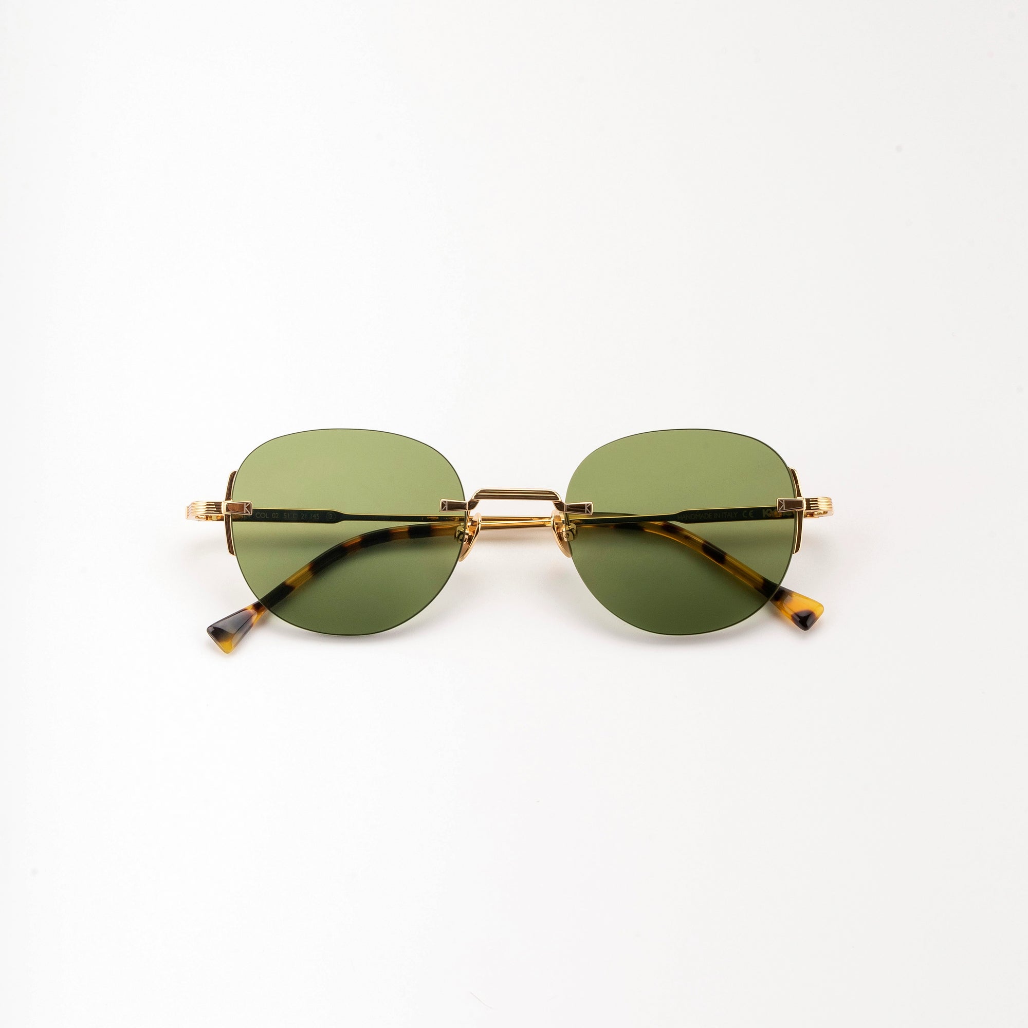 Kyme Eyewear Glasant Harvey Sunglasses. Color Lens Green, Material Acetate cellulose, Size Medium