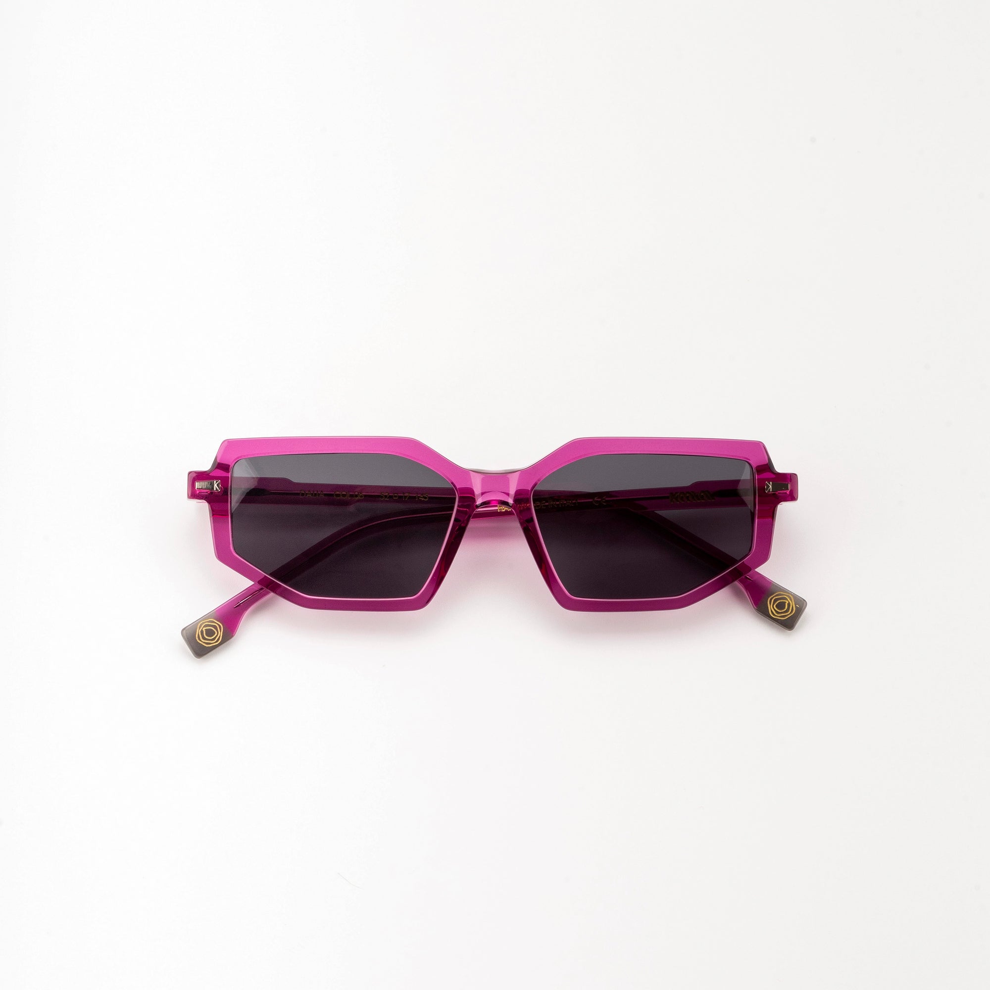 Kyme Eyewear Kymini Dalia Sunglasses - Violet. Color Violet, Material Acetate cellulose, Size Medium