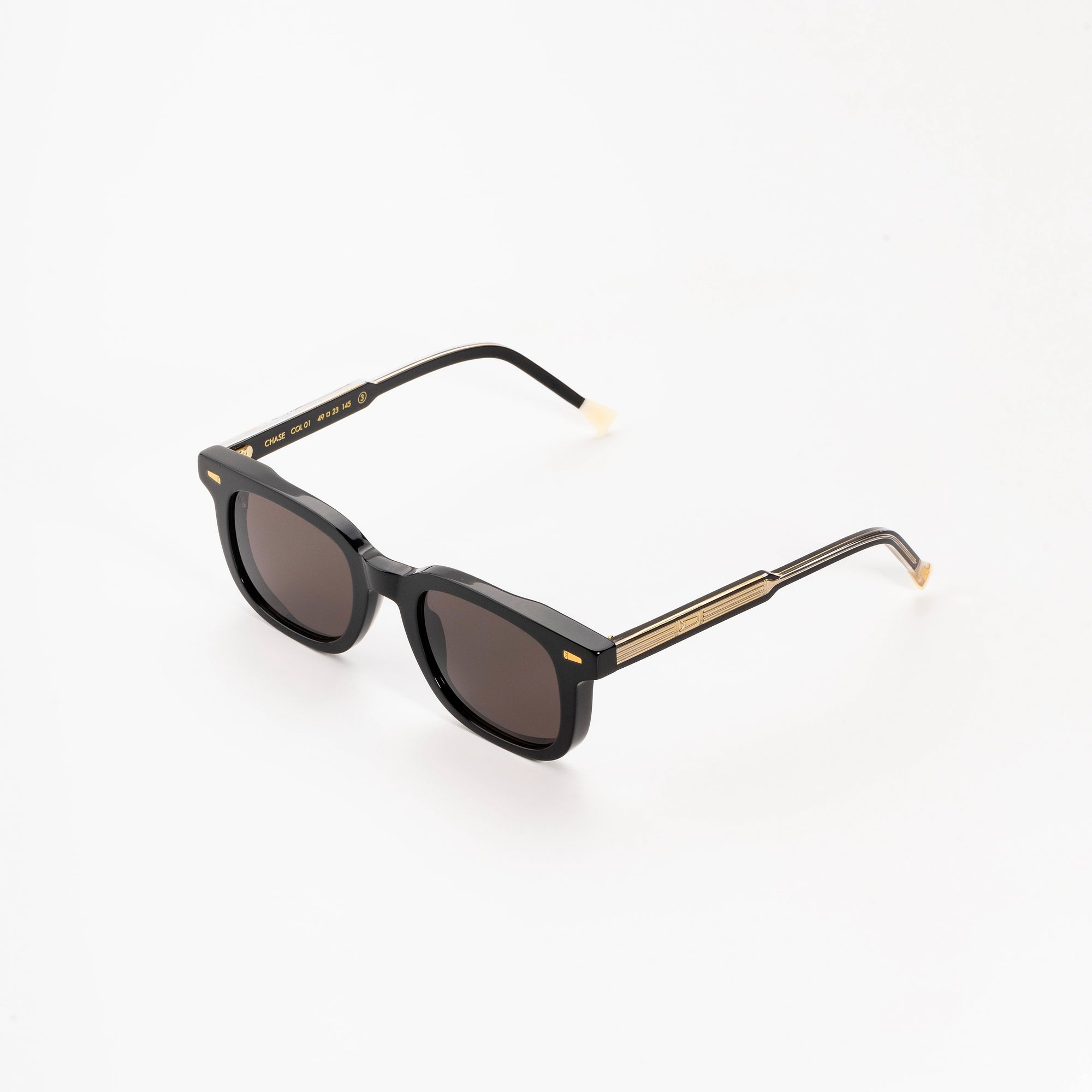 Kyme Eyewear Kymini Chase Sunglasses - Matte Black. Color Black, Material Acetate cellulose, Size Medium