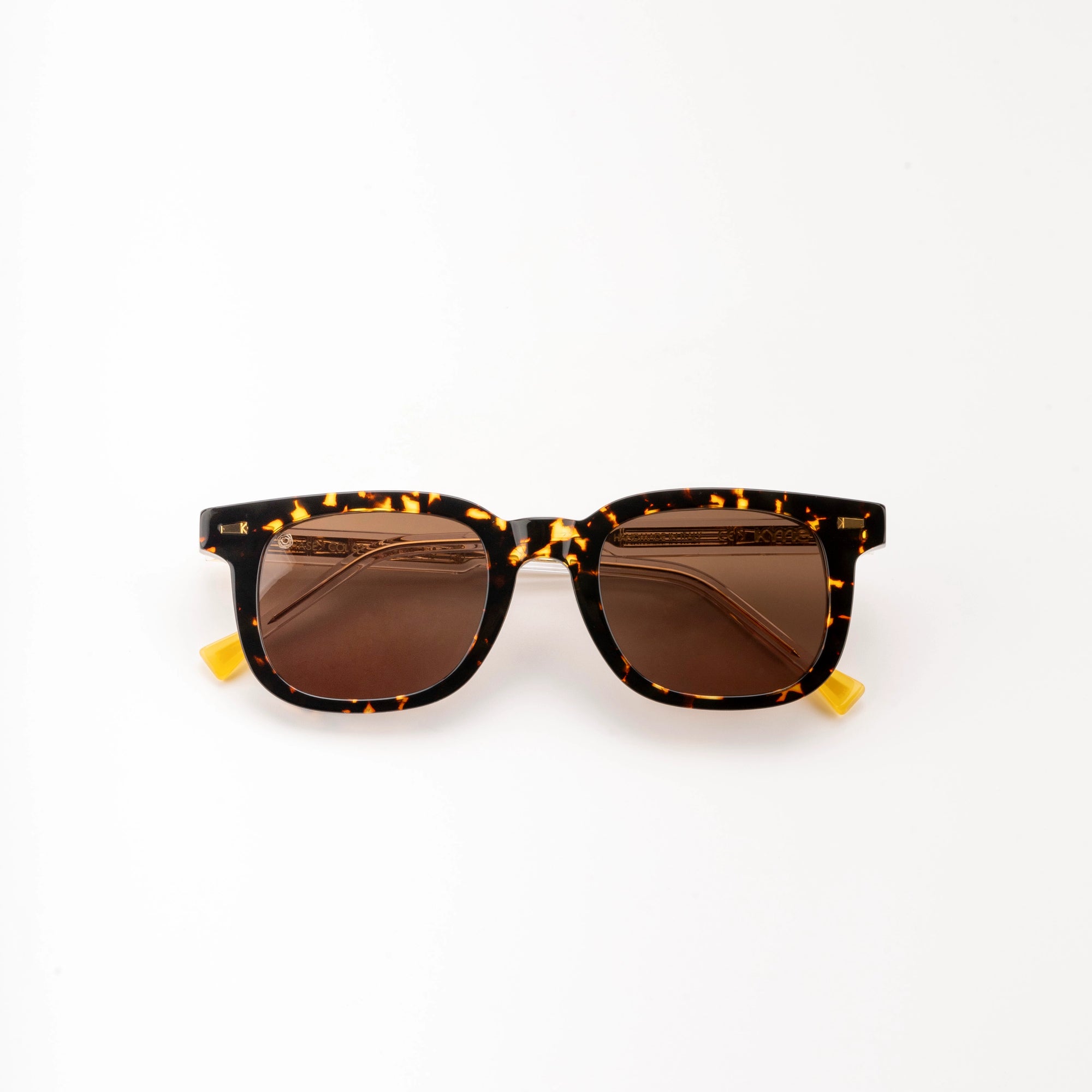 Kyme Eyewear Kymini Chase Sunglasses - Tortoise Black. Color Tortoise Black, Material Acetate cellulose, Size Medium