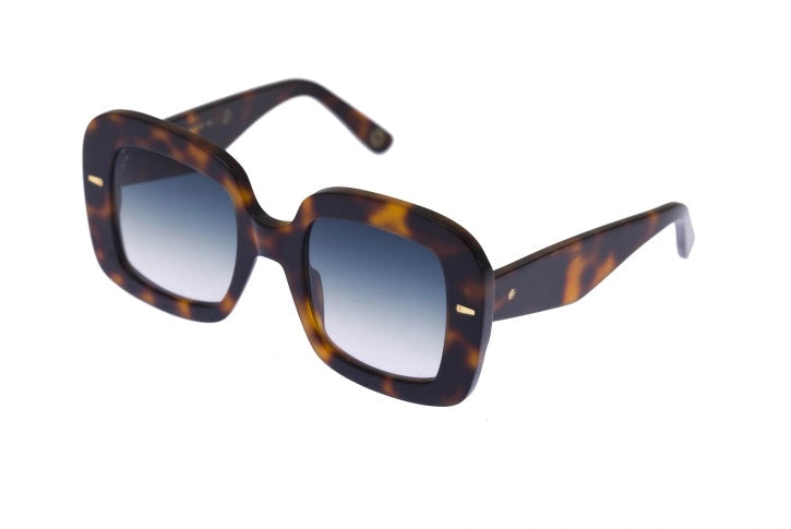 Kyme Eyewear Atena: oversize squared sunglasses. Color Black, Material Acetate cellulose, Size Large