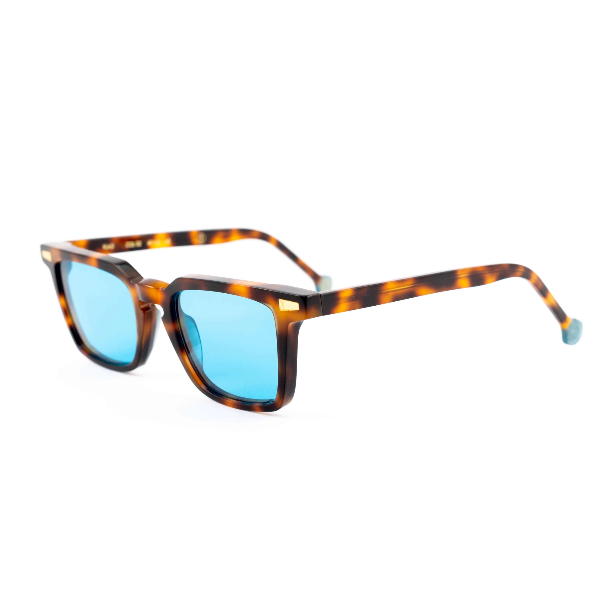 Kyme Eyewear Vlad: vintage rectangular sunglasses. Color Black, Material Acetate cellulose, Size Small