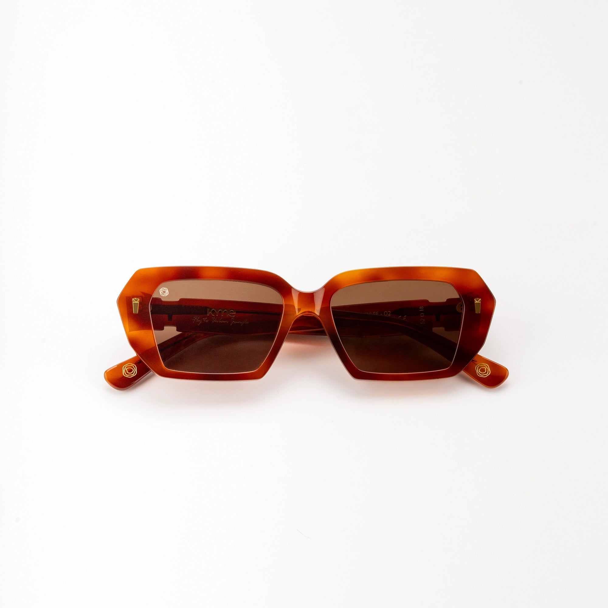 Kyme Eyewear Fly to Urban Rylee Sunglasses. Color Brown, Material Acetate cellulose, Size Medium