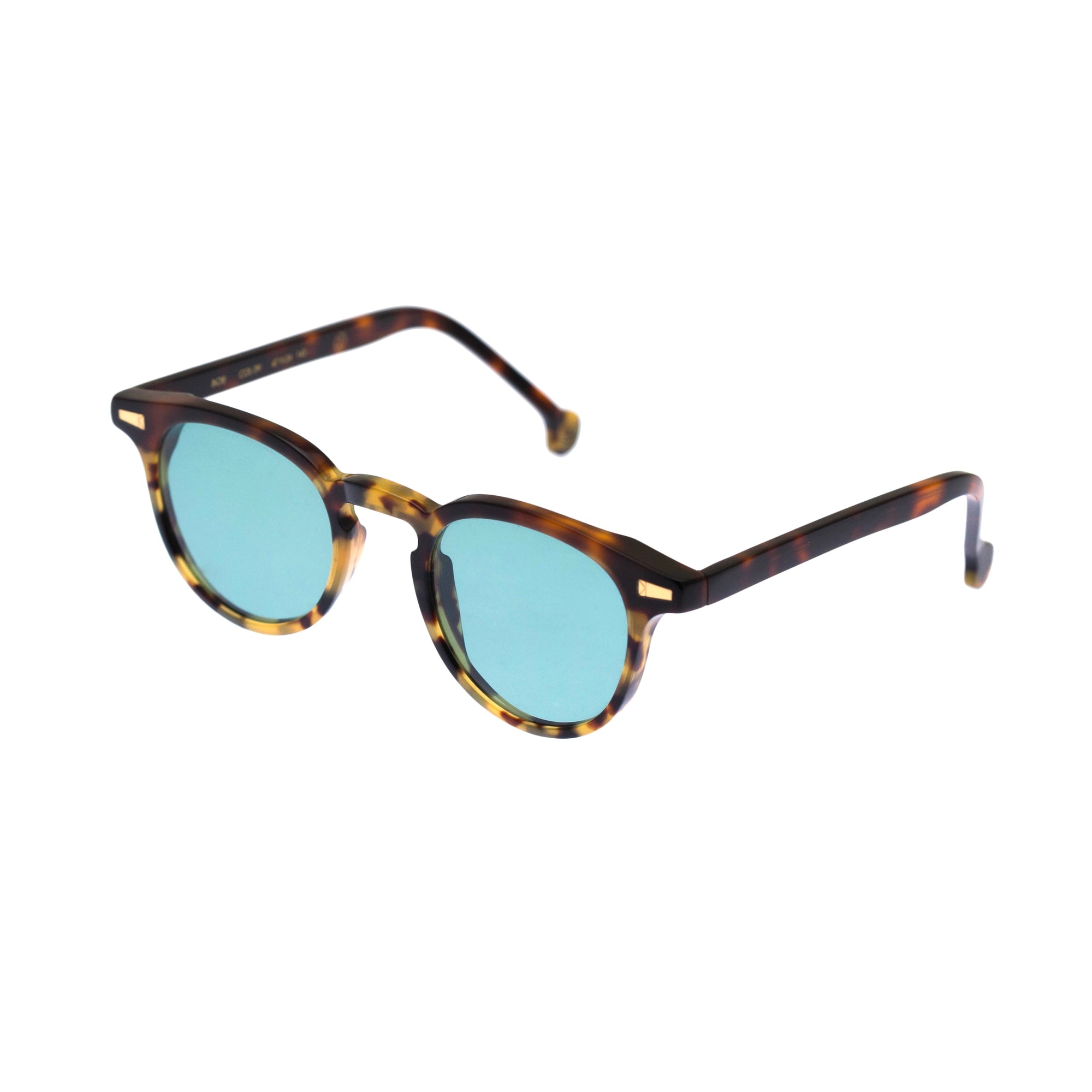Kyme Eyewear Bob: pantos vintage sunglasses. Color Honey, Material Acetate cellulose, Size Small