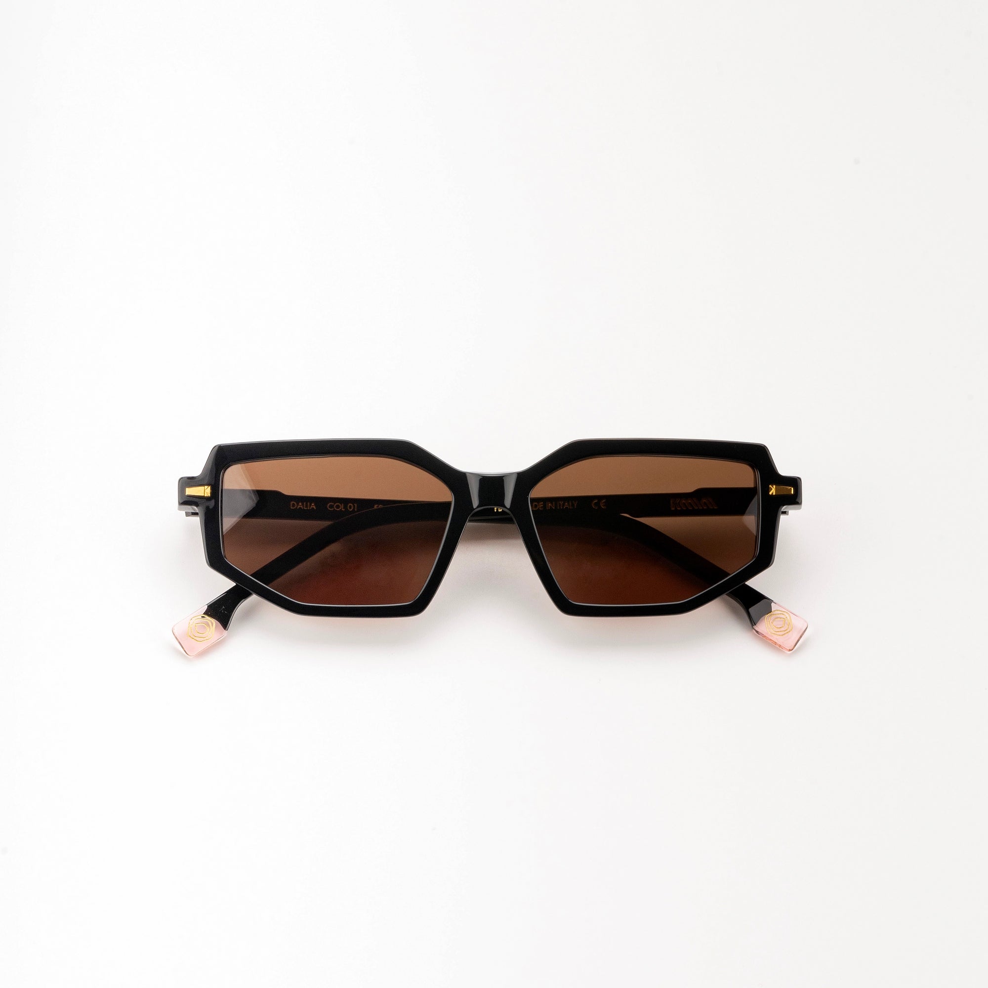 Kyme Eyewear Kymini Dalia Sunglasses - Black. Color Black, Material Acetate cellulose, Size Medium