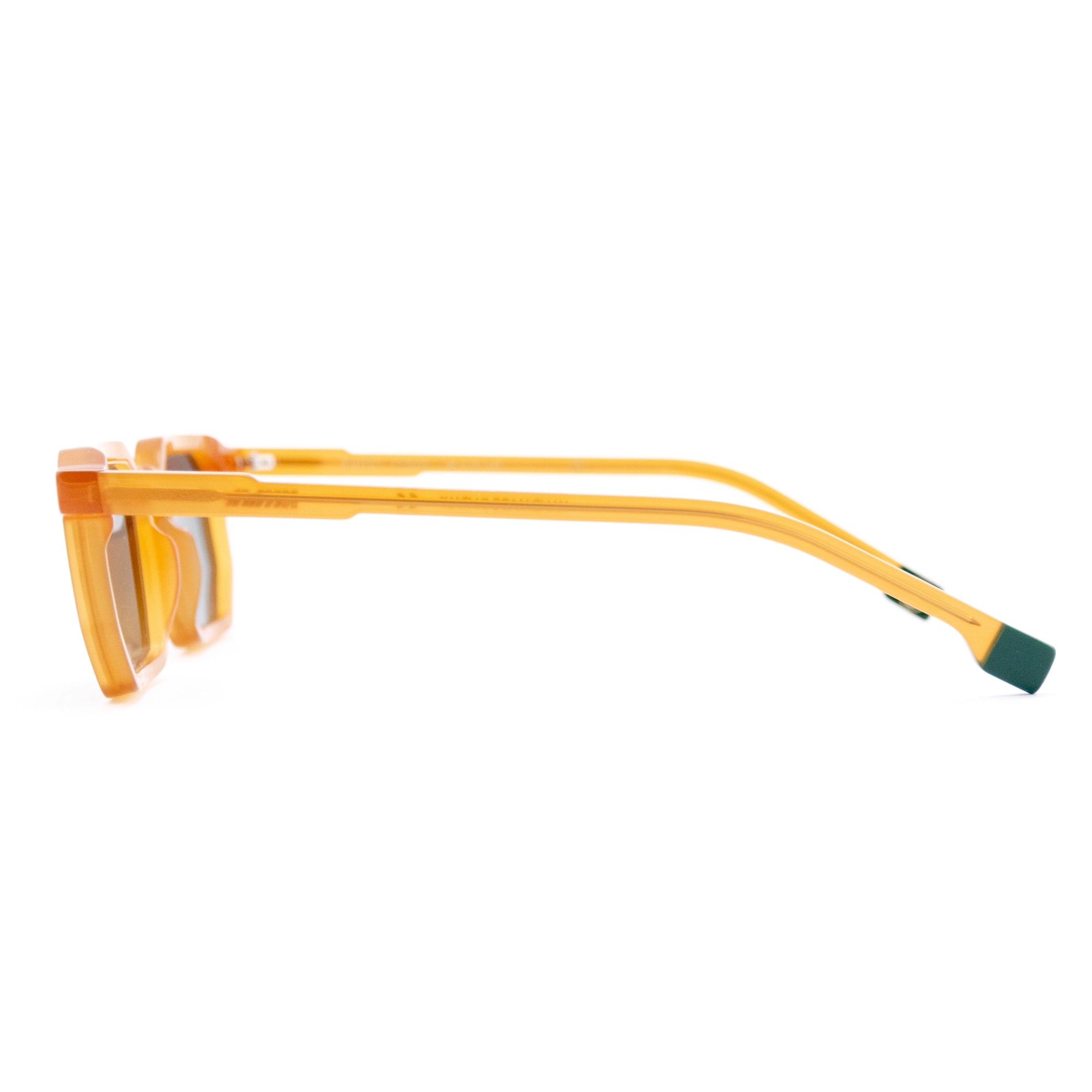 Kyme Eyewear Idalgo: rectangular sunglasses. Color Tortoiseshell, Material Acetate cellulose, Size Medium