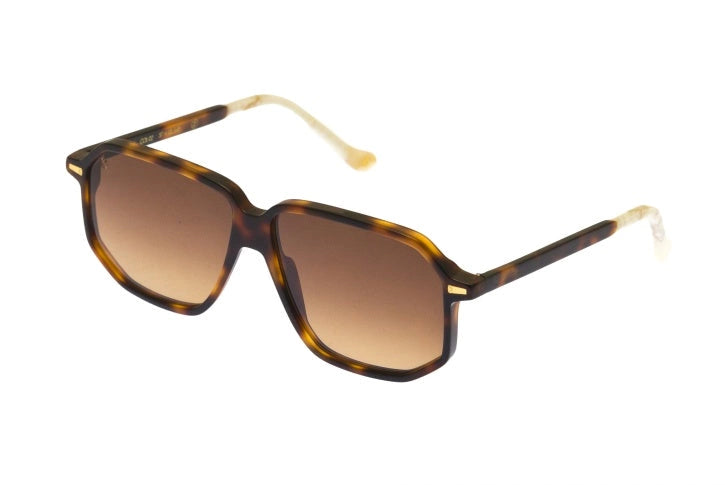 Kyme Eyewear Sebastien: oversized ultralite acetate aviator sunglasses. Color Black, Material Acetate cellulose, Size XL