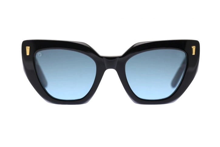 Kyme Eyewear Ipanema: oversize cat-eye sunglasses. Color Tobacco, Material Acetate cellulose, Size Medium