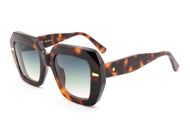 Kyme Eyewear Emma: oversize squared sunglasses. Color Black, Material Acetate cellulose, Size Large