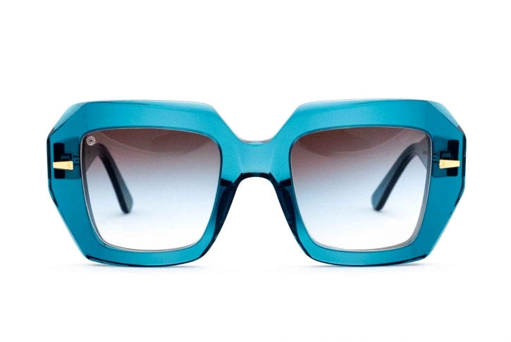 Kyme Eyewear Emma: oversize squared sunglasses. Color Black, Material Acetate cellulose, Size Large