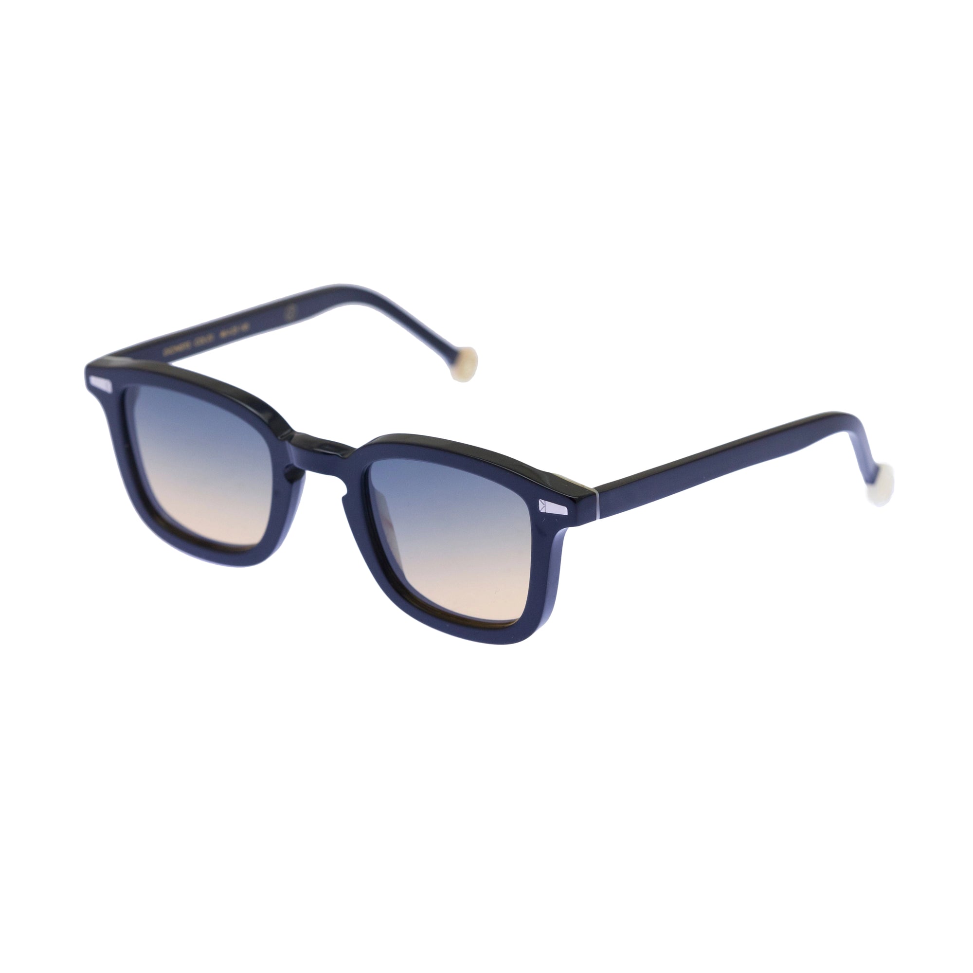 Kyme Eyewear Dionysis: squared vintage sunglasses. Color Honey, Material Acetate cellulose, Size Medium